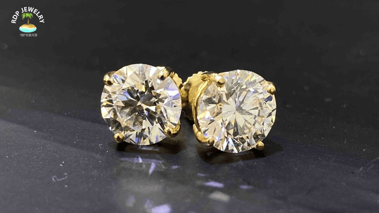 real diamond earrings
