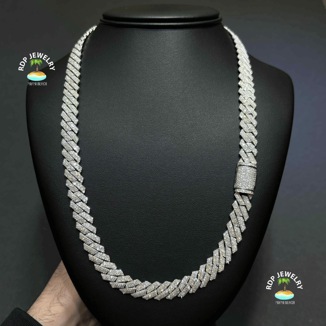 Cvd iced out tennis chain