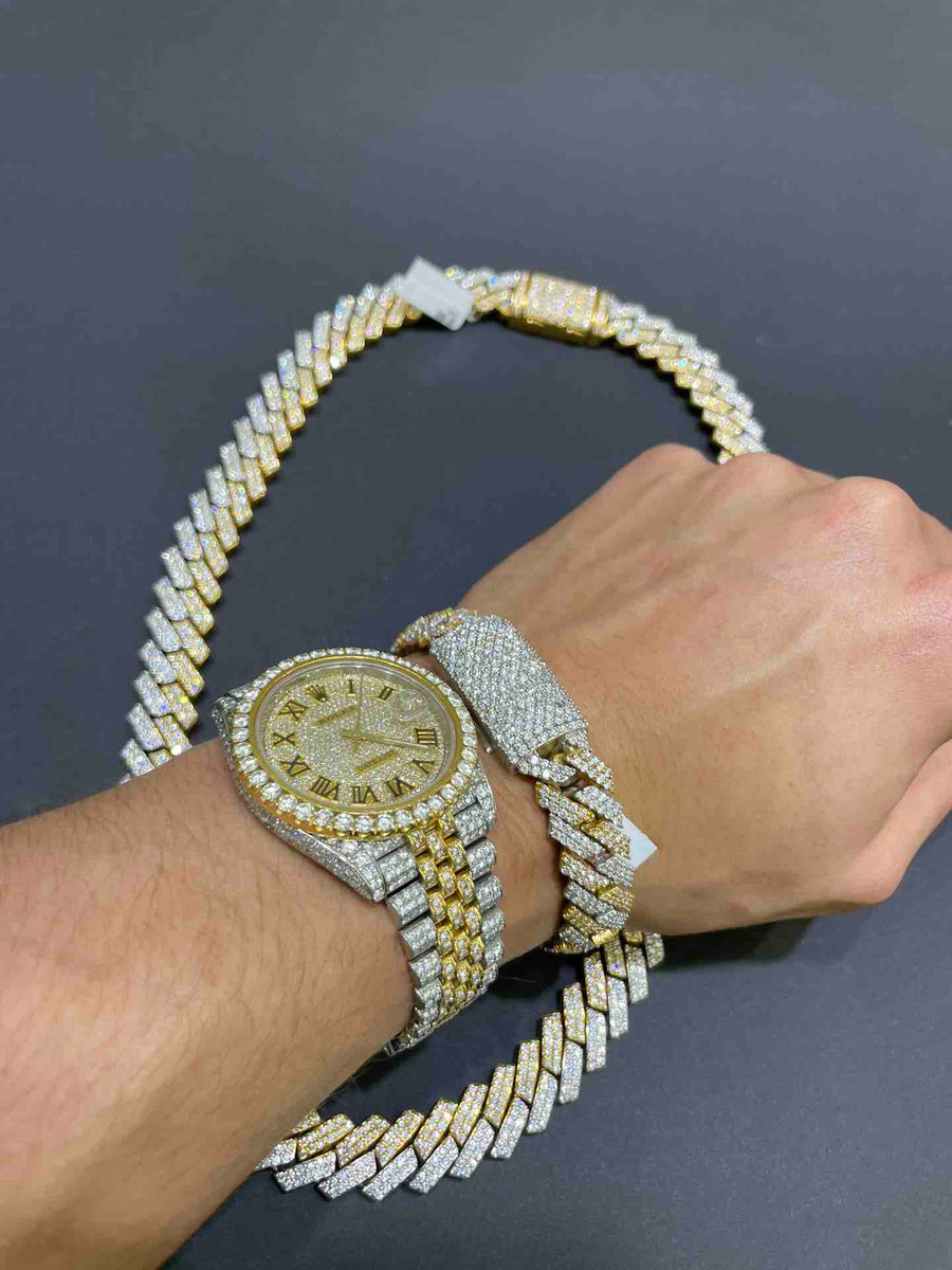 41mm Bust Down Rolex RDP Miami Beach Jewelry