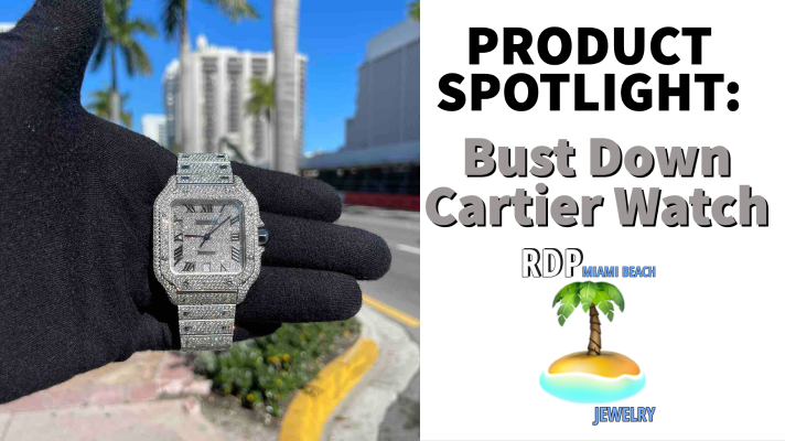 bust down cartier watch