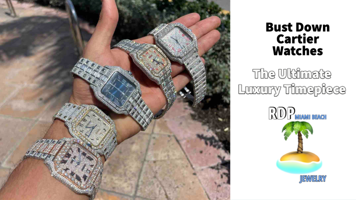 bust down cartier watch
