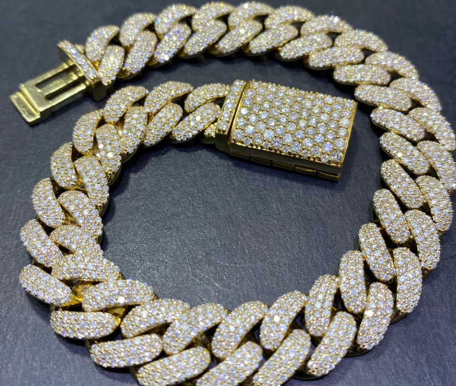 "Discover the New 'ICED BUSTDOWN' Miami Cuban Link Bracelet