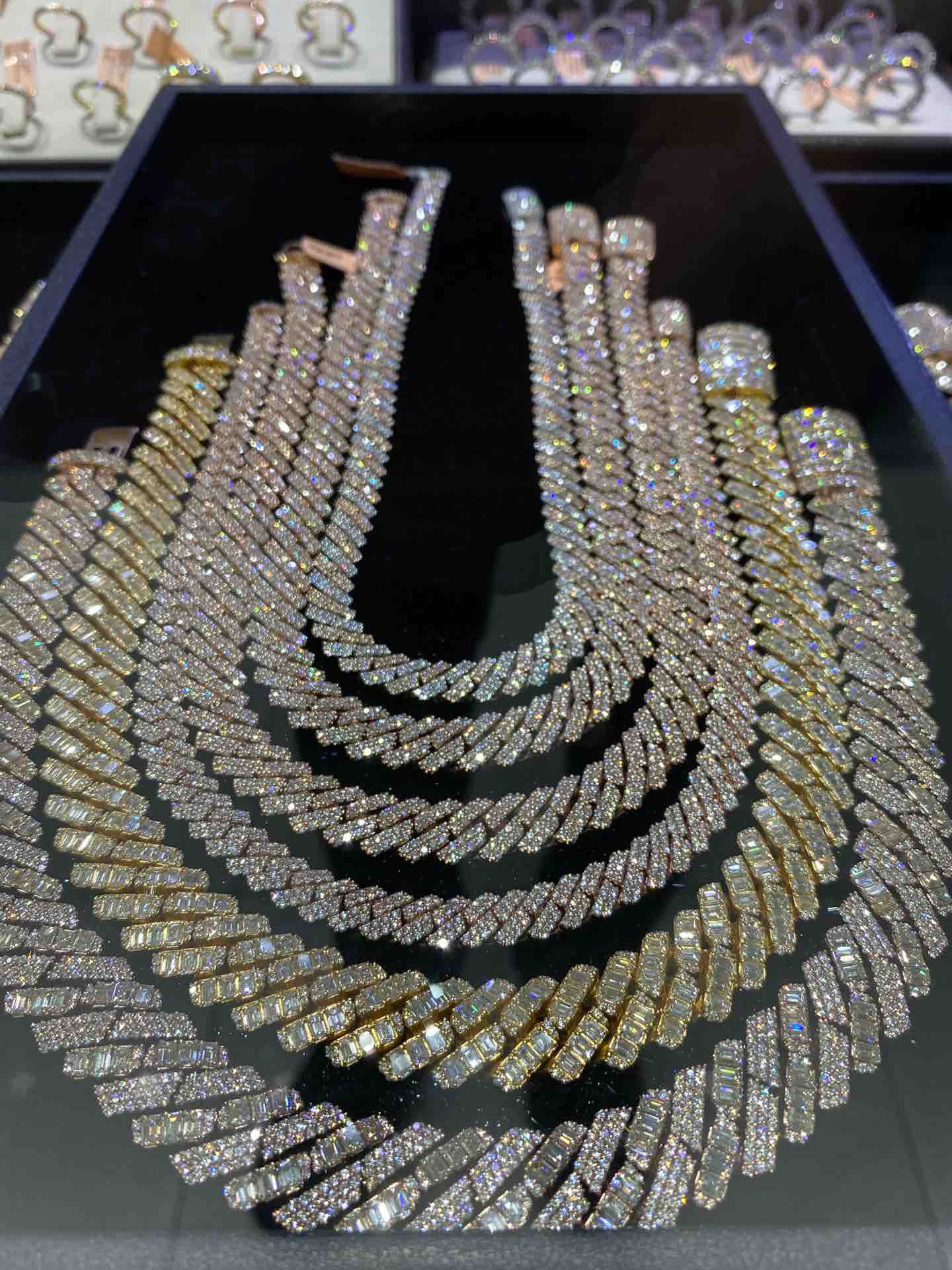 Iced Gold Cuban Chain