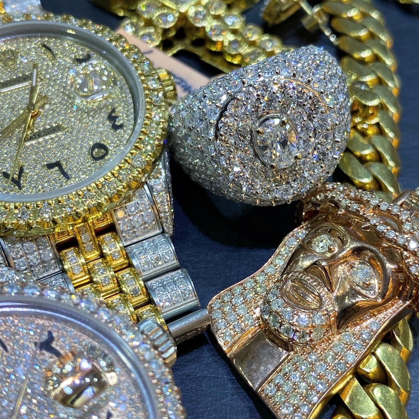 Luxury ROLEX ICED OUT ORIGINAL at RDP Jewelry