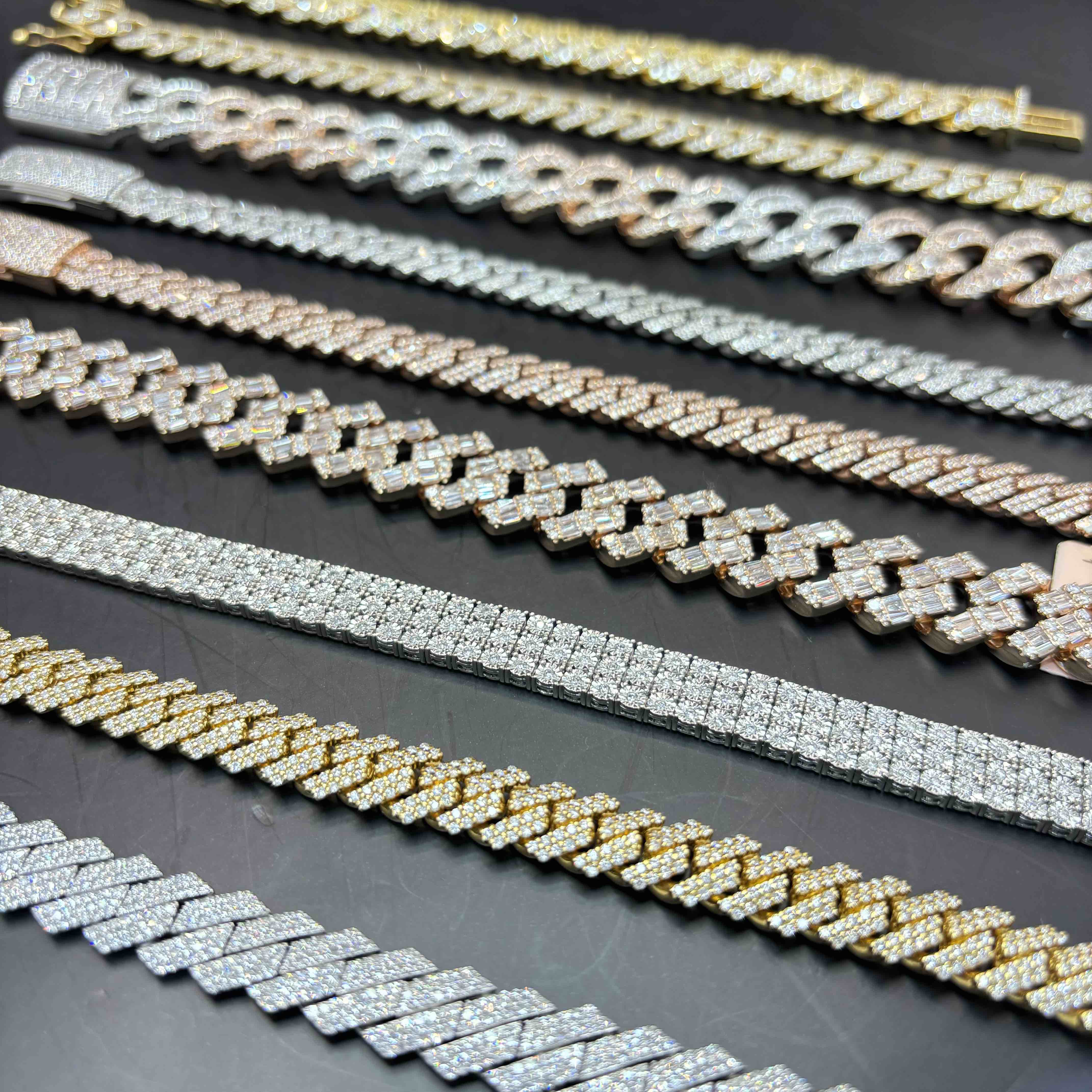 Bust Down Bracelets Iced Out