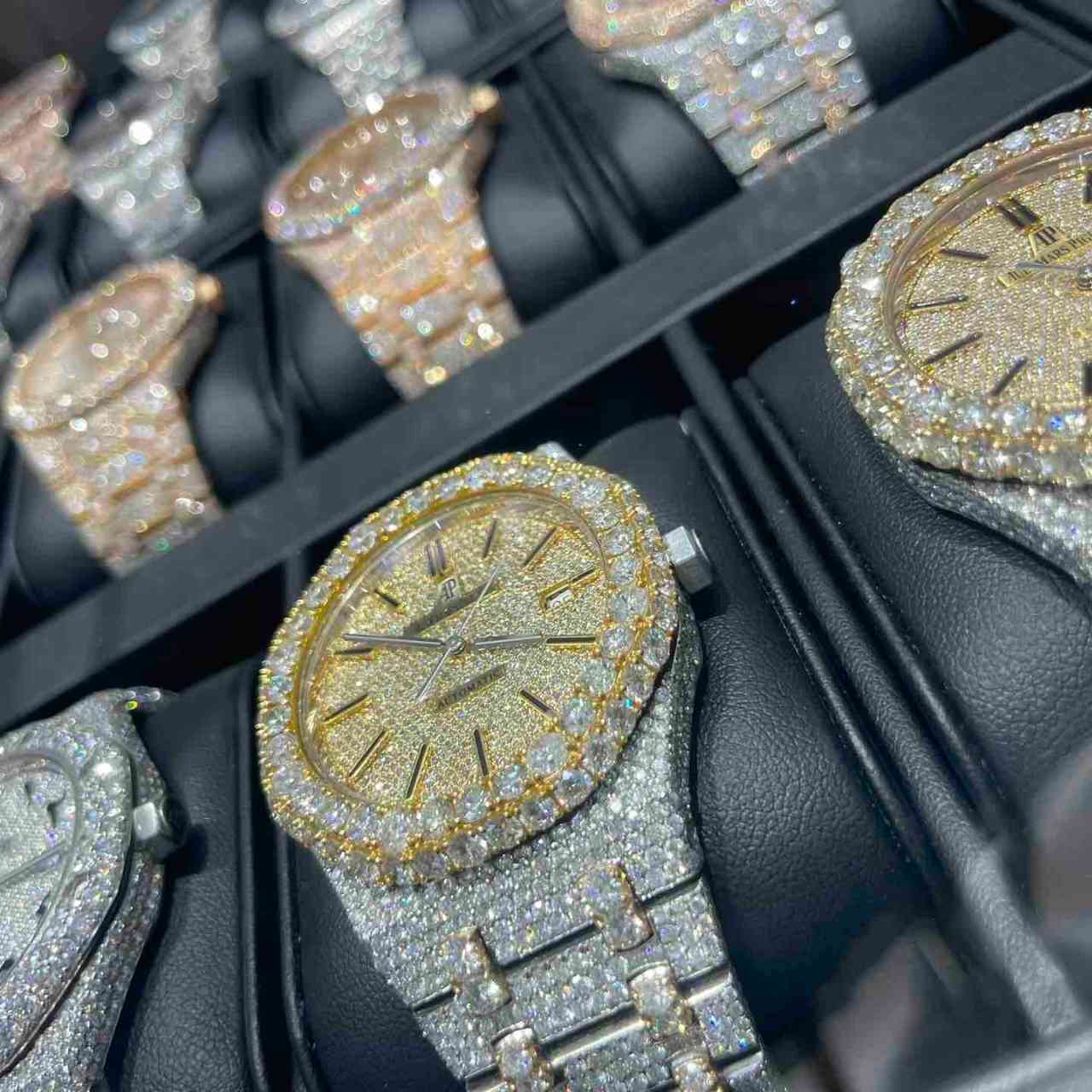 Iced out clearance audemars