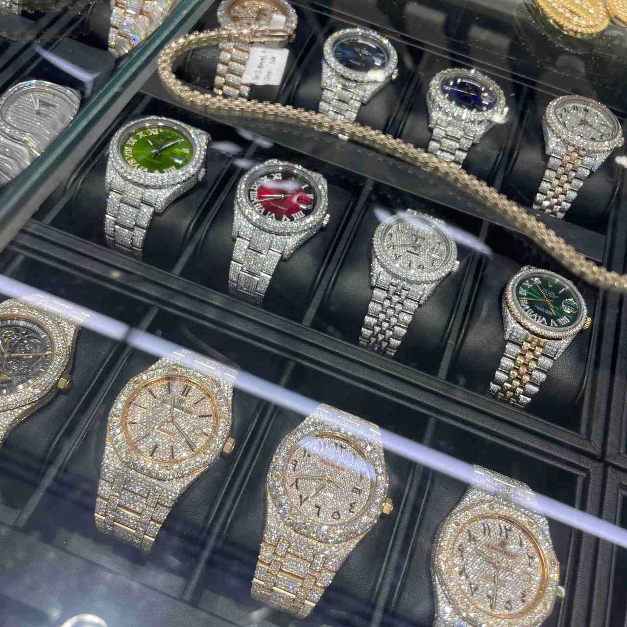 STAINLESS STEEL ROLEX BUST DOWNS