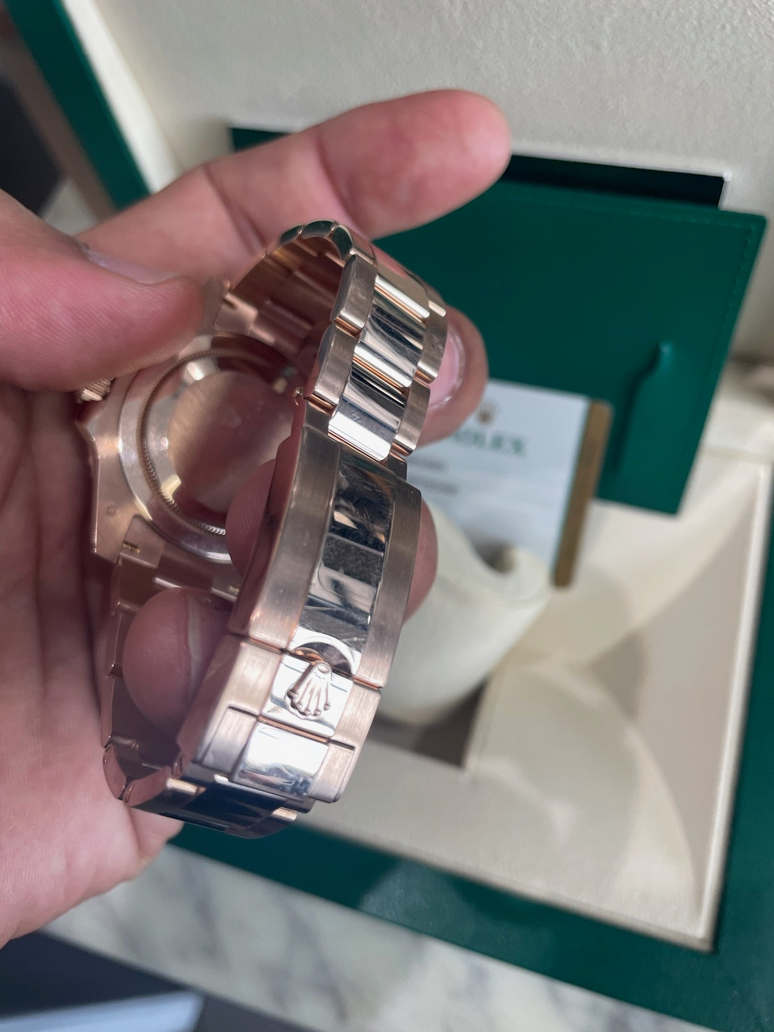 ROLEX GMT MASTER TWO 40MM | 18KT ROSE GOLD | BLACK DIAL