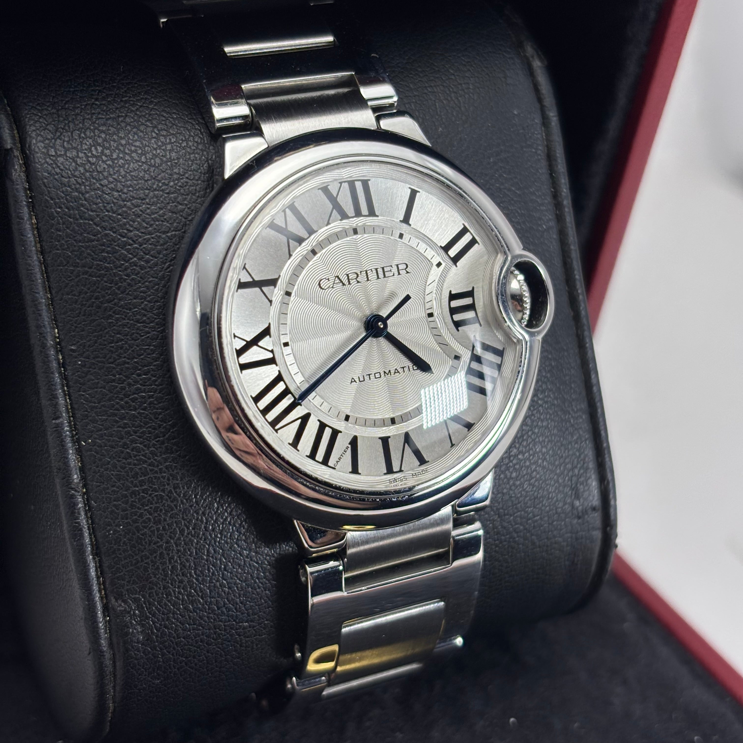 36mm Cartier Ballon Bleu Box,and card