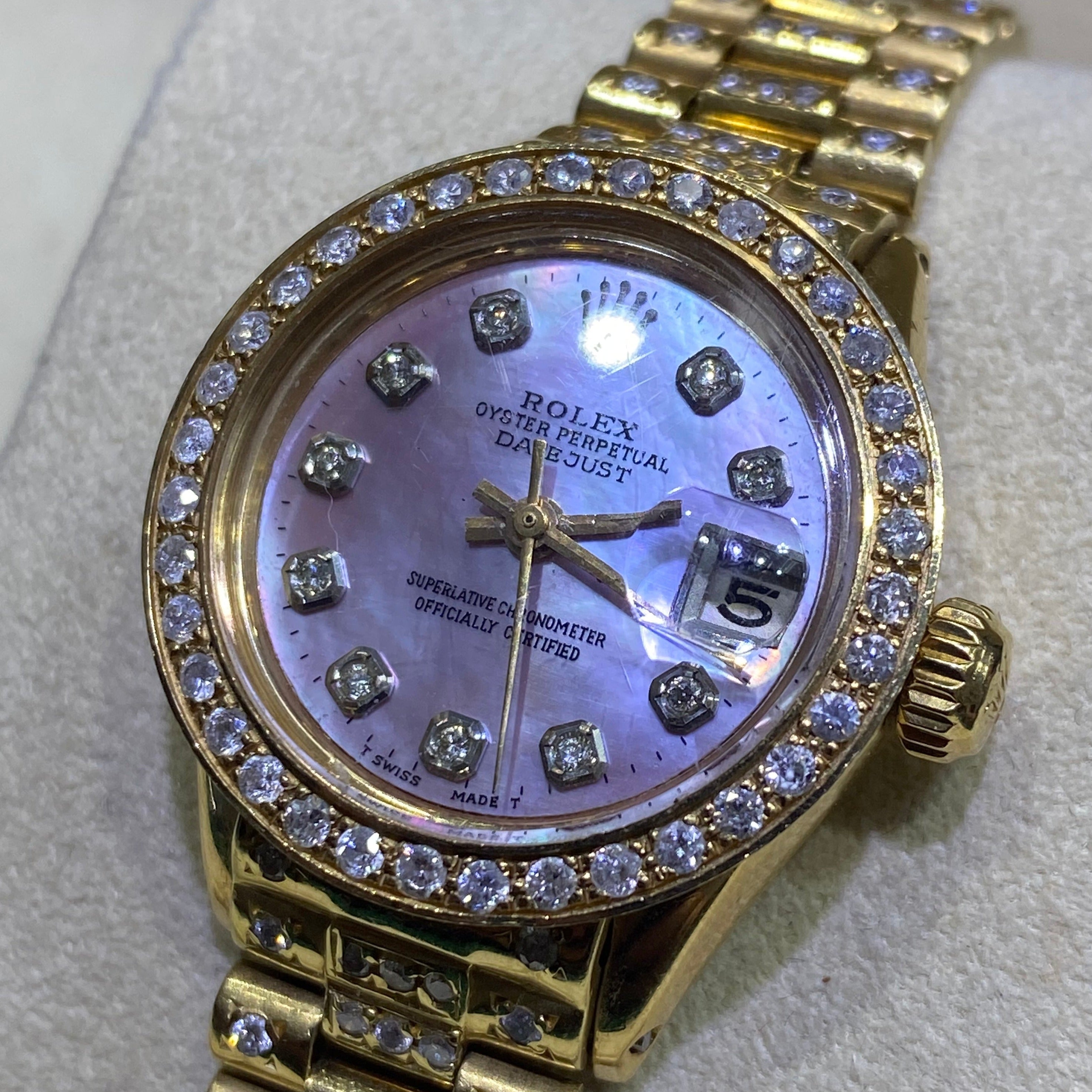 Bust Down Rolex Womens Presidential