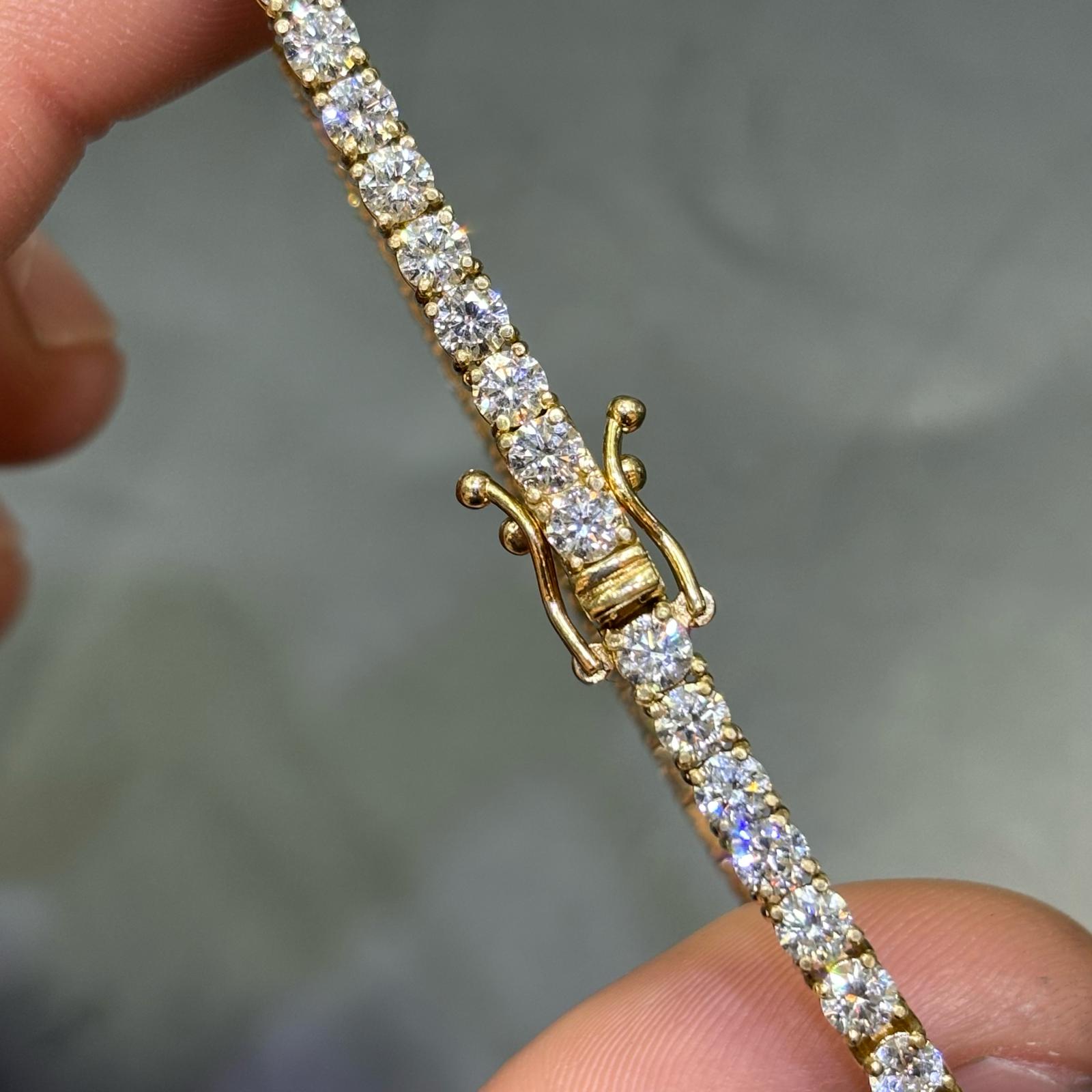 bust down lab bracelet