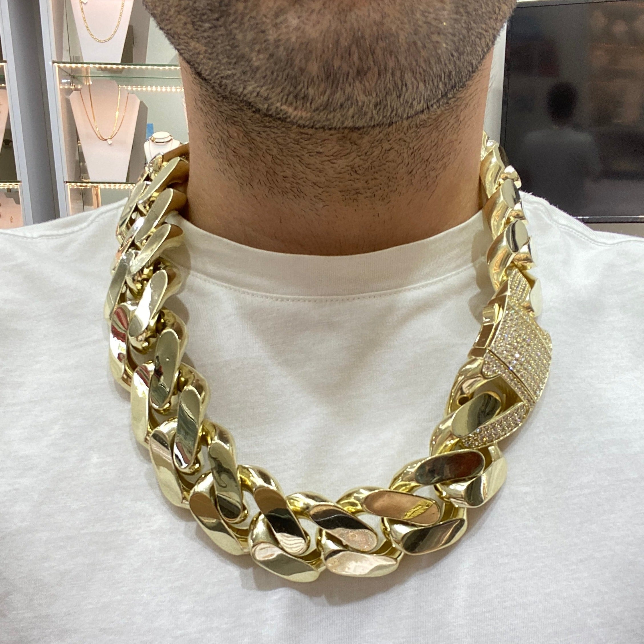 HUGE MONSTER MONACO GOLD CHAIN