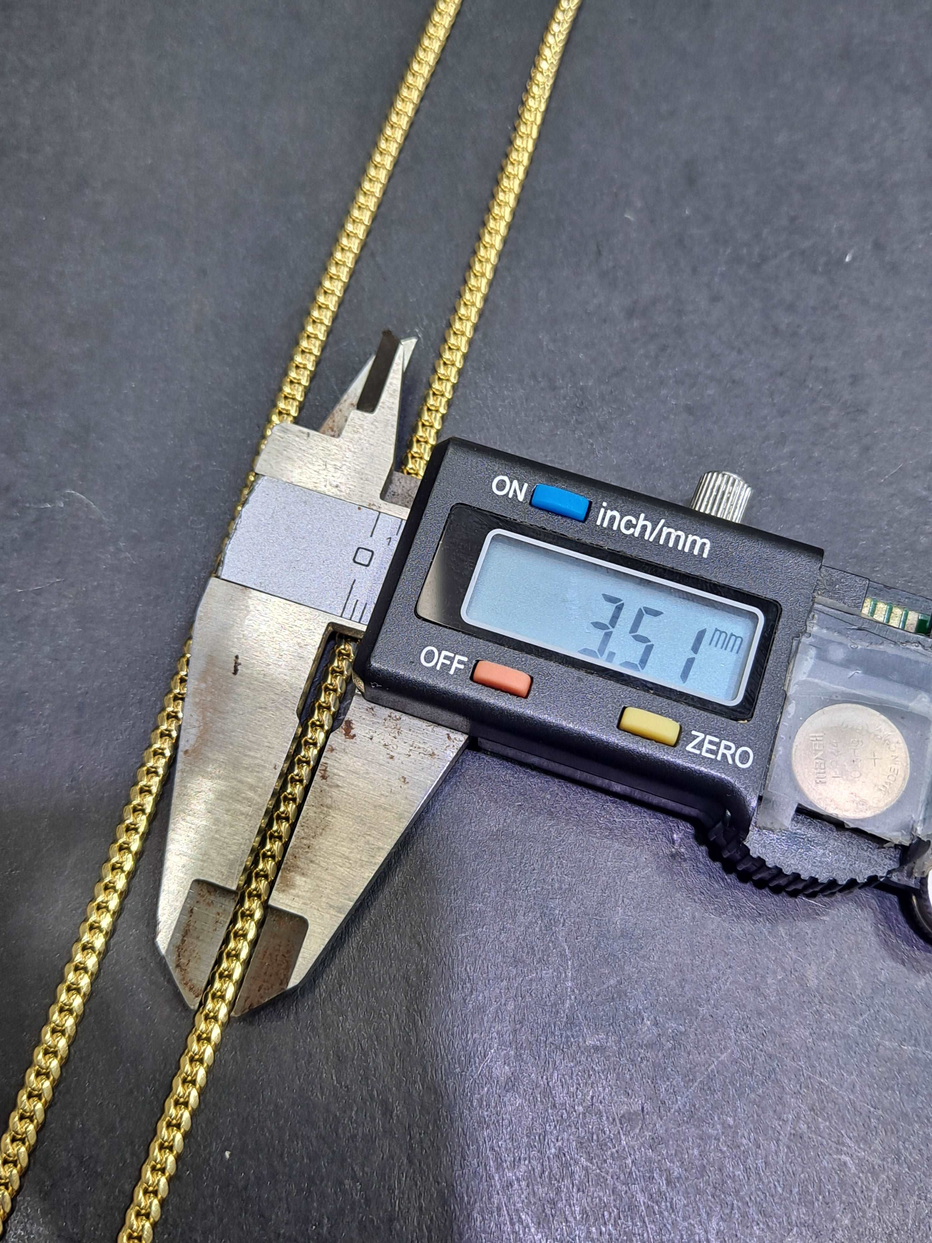 10k solid miami cuban link chain ( 20 grams )