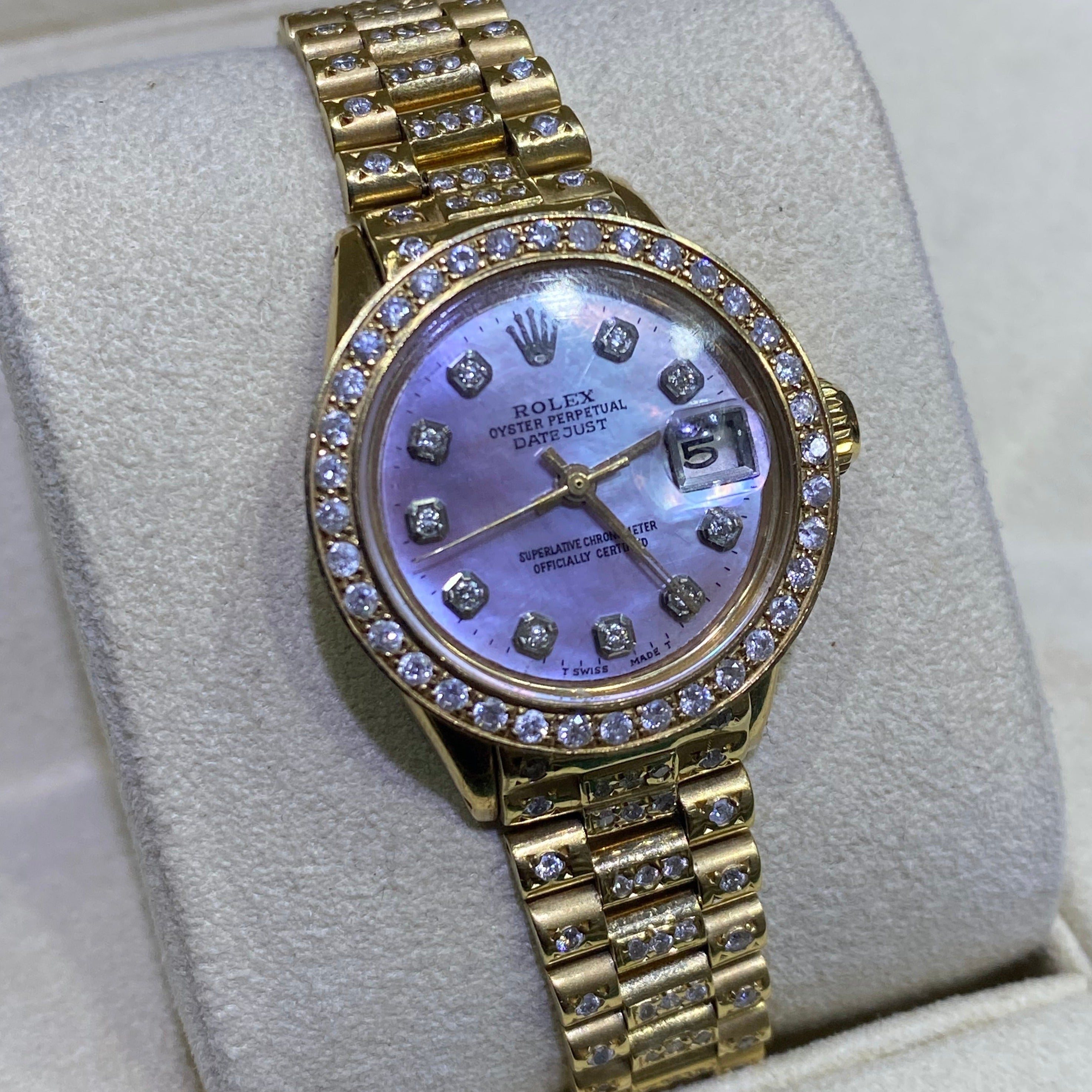 Bust Down Rolex Womens Presidential