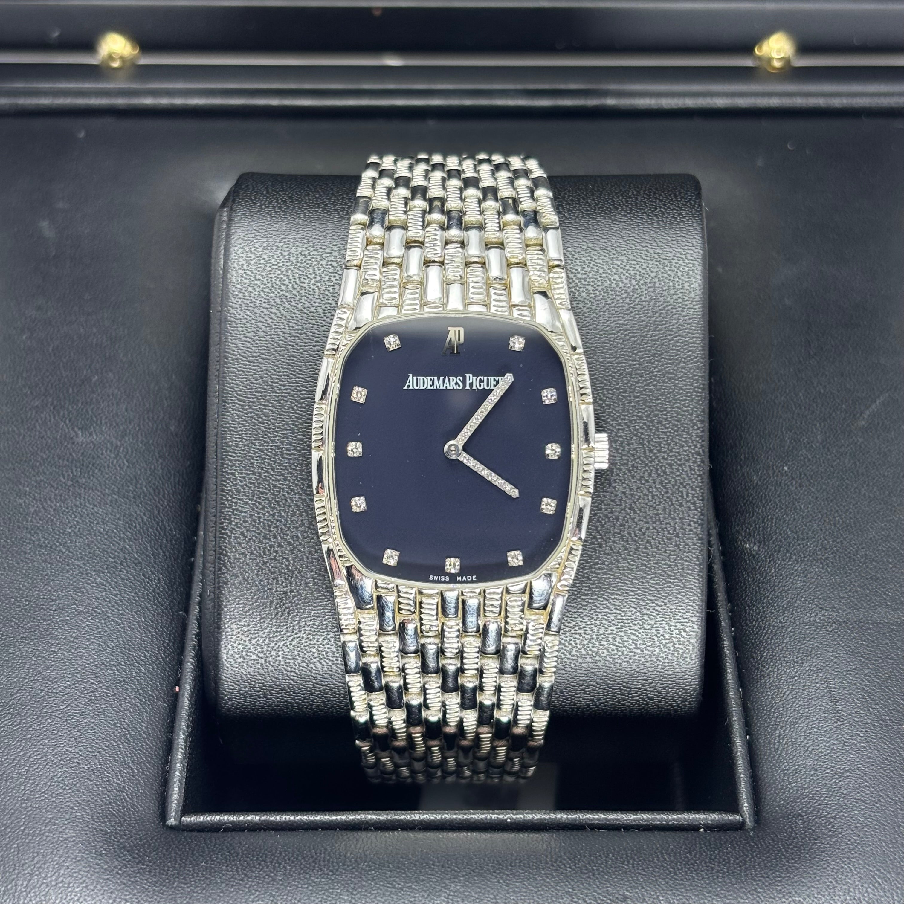 Pre-owned 36MM AUDEMARS PIGUET COBRA 18KT WHITE GOLD