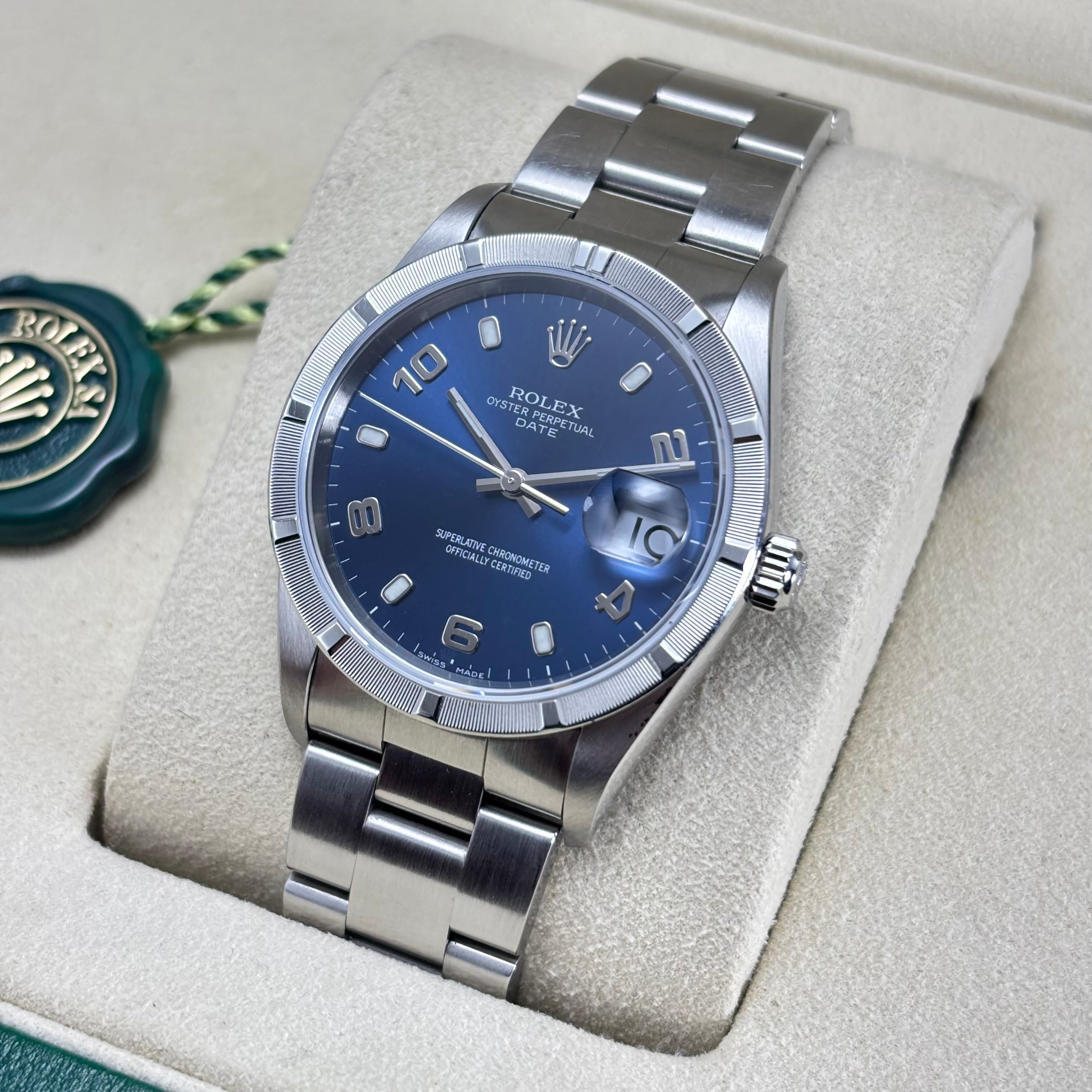Pre-Owned 34MM Rolex Date (2005)