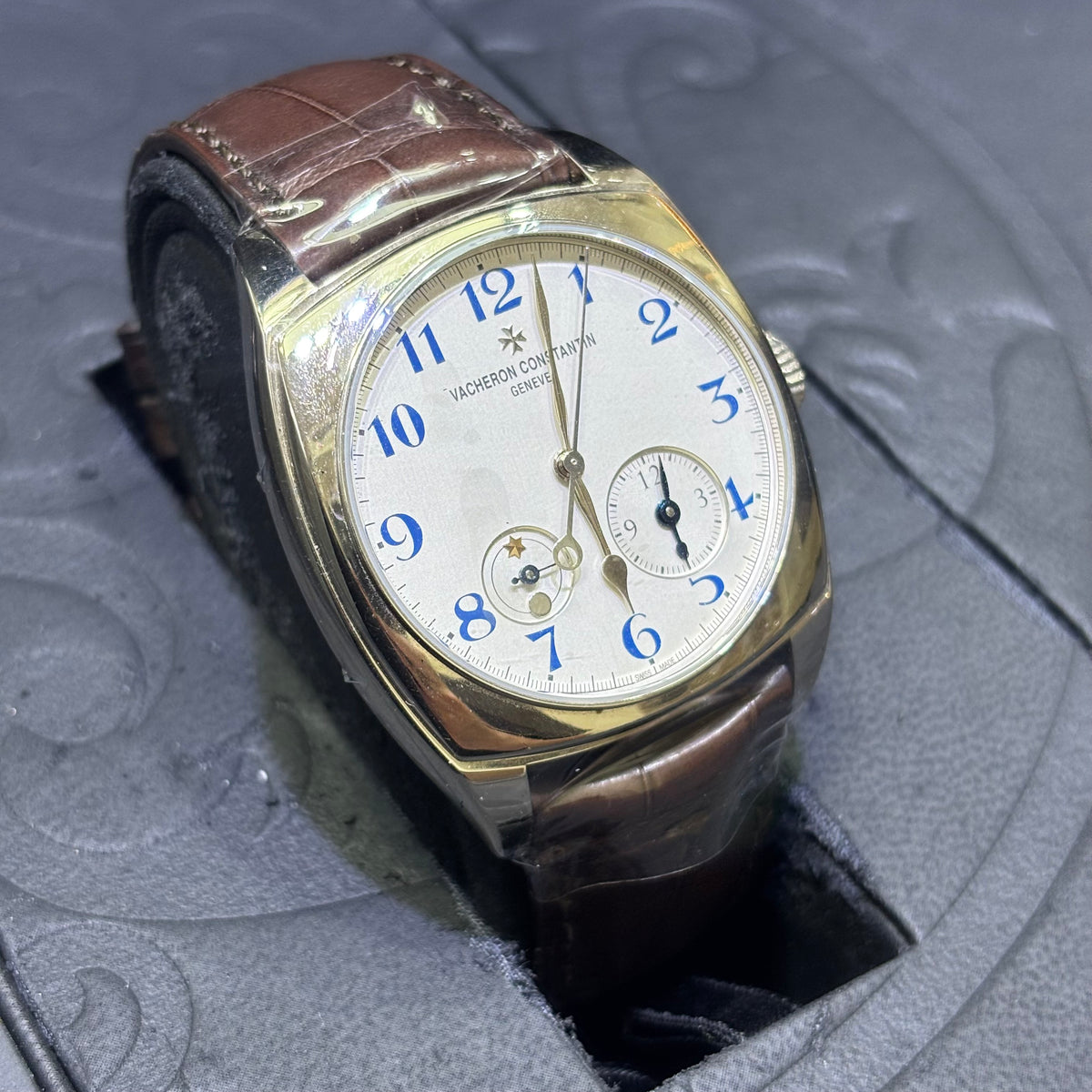 41MM VACHERON CONSTANTIN HARMONY DUAL TIME WATCH