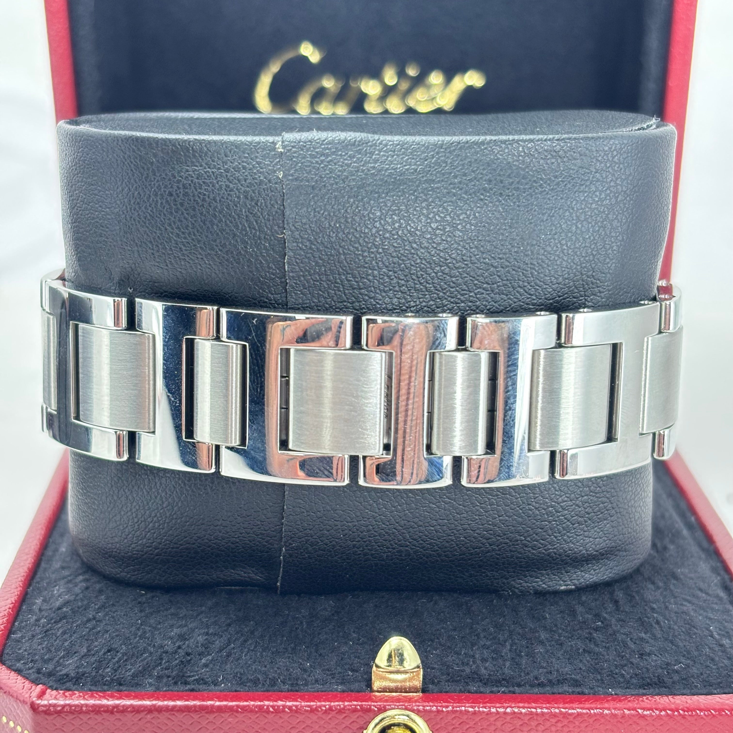 Cartier Ballon Bleu 36MM Factory Diamond Bezel Steel