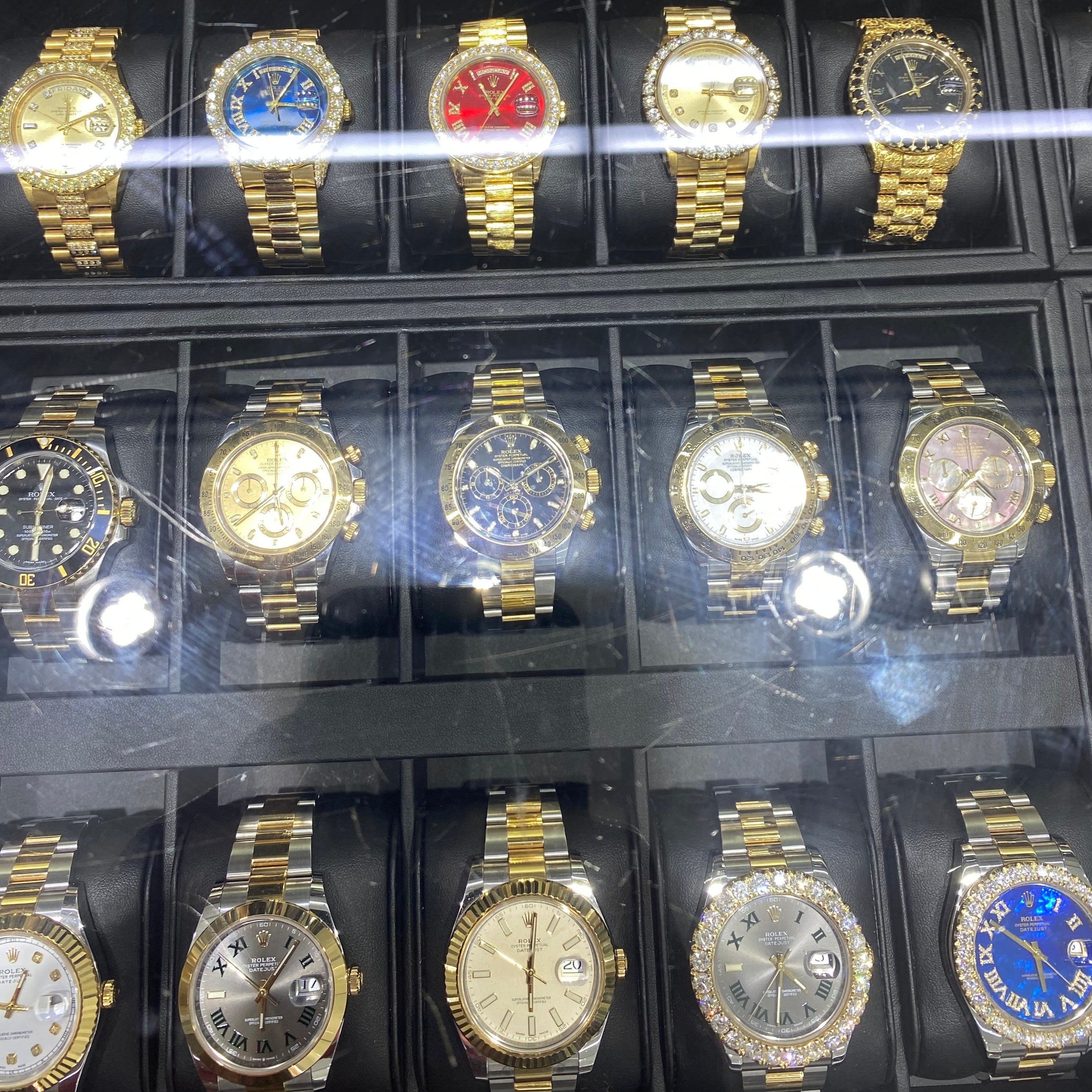 rolex bust down watch
