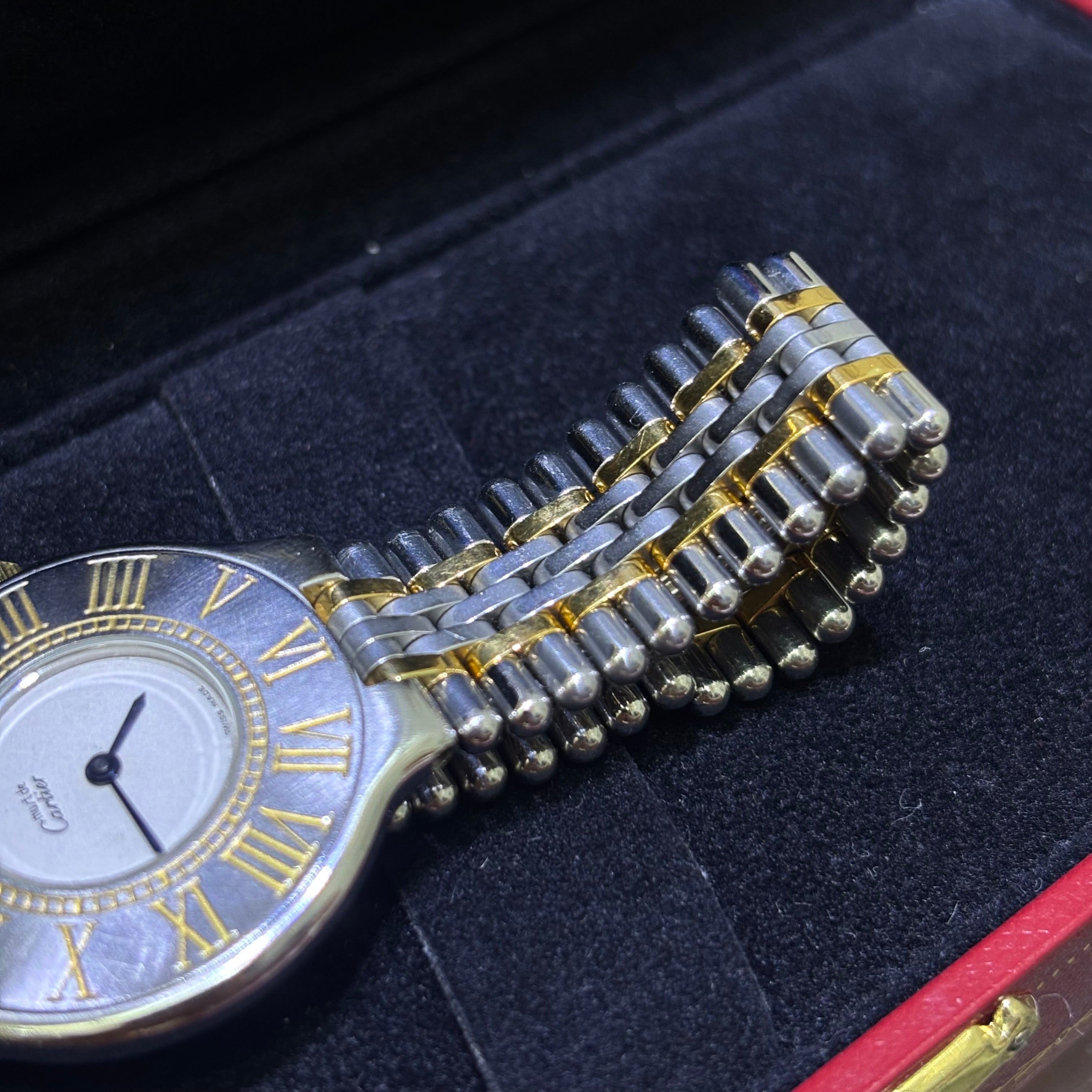 CARTIER 21 LADIES TWO-TONE VINTAGE WATCH