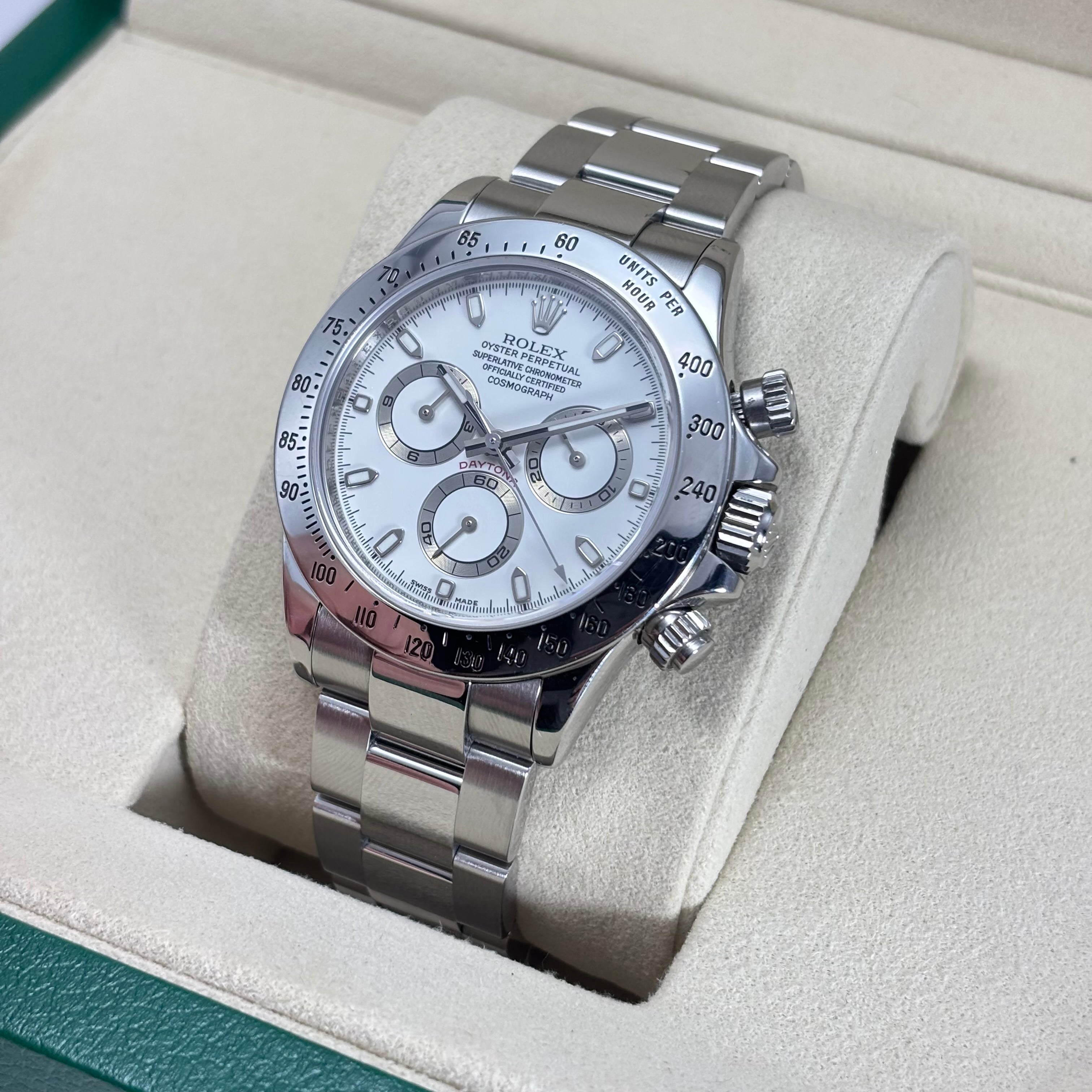 Pre-Owned Rolex Daytona 116520 STEEL / WHITE DIAL