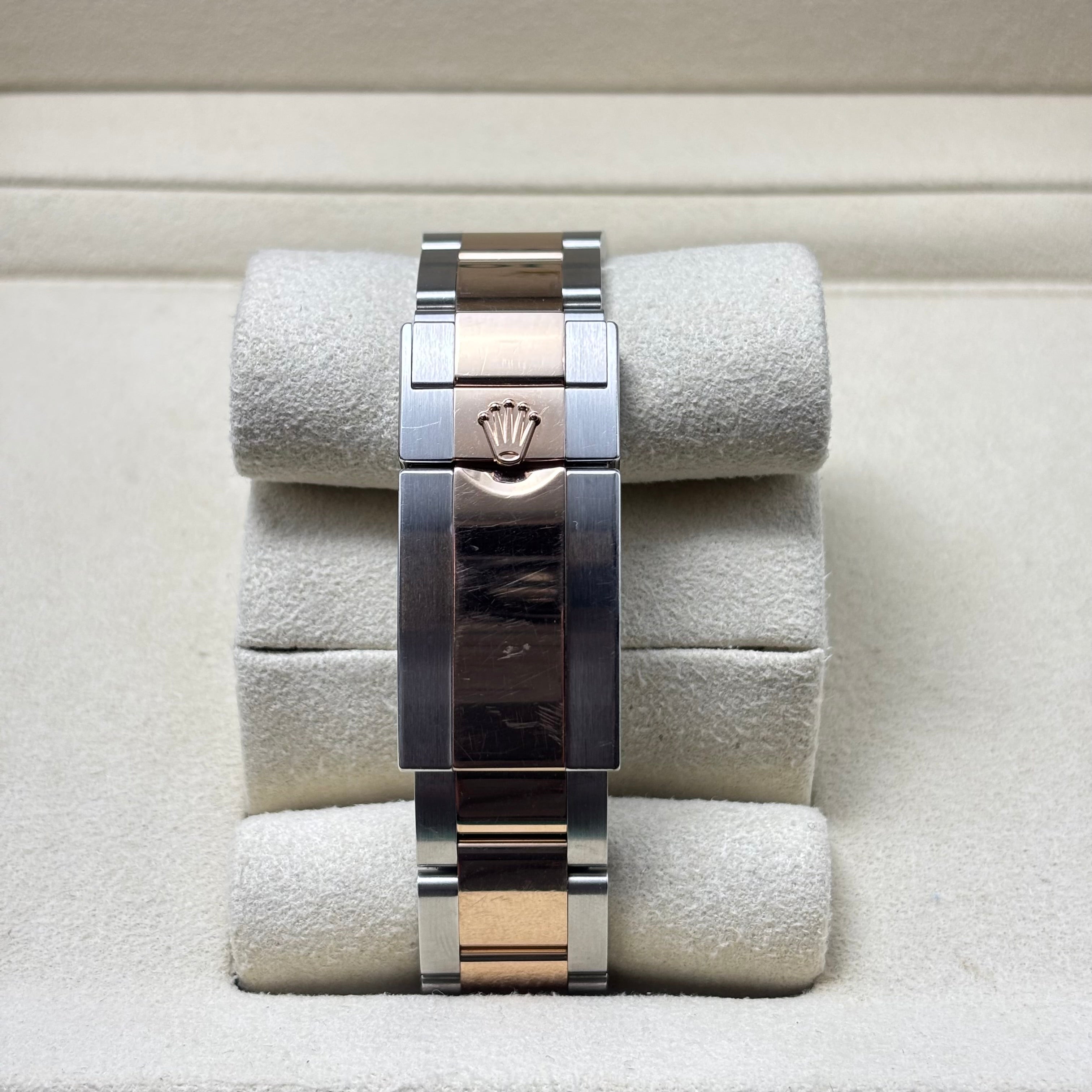 Pre-Owned Rolex Root-Beer 18KT Rose Gold Two-Tone Oyster Bracelet