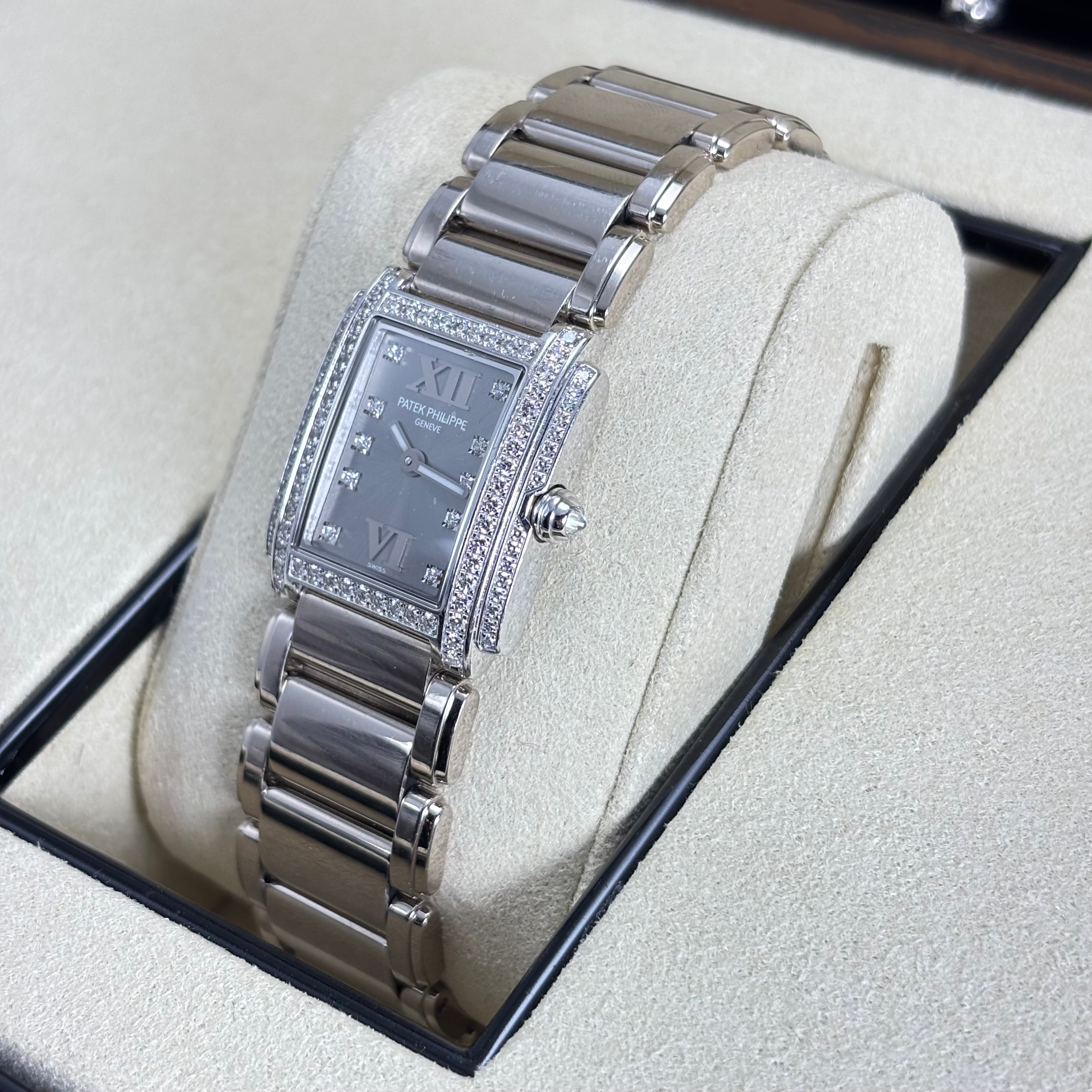 Pre-Owned Patek Philippe Twenty-4, 18KT GOLD LADIES MODEL Ref. 4908/200G-001