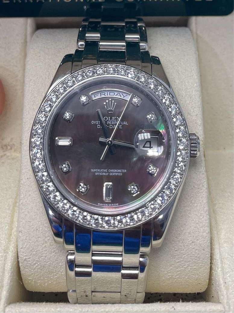 ROLEX MASTERPIECE / 39MM / PLATINUM / REF. 18946