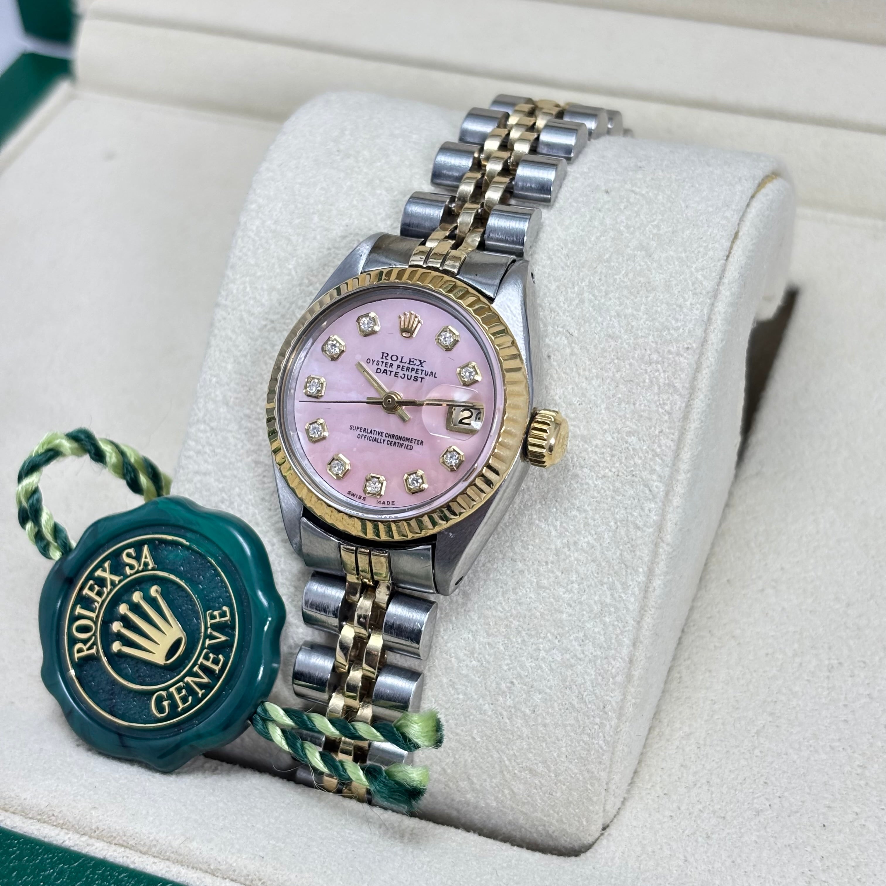 26MM ROLEX DATEJUST LADIES WATCH 18KT TWO-TONE