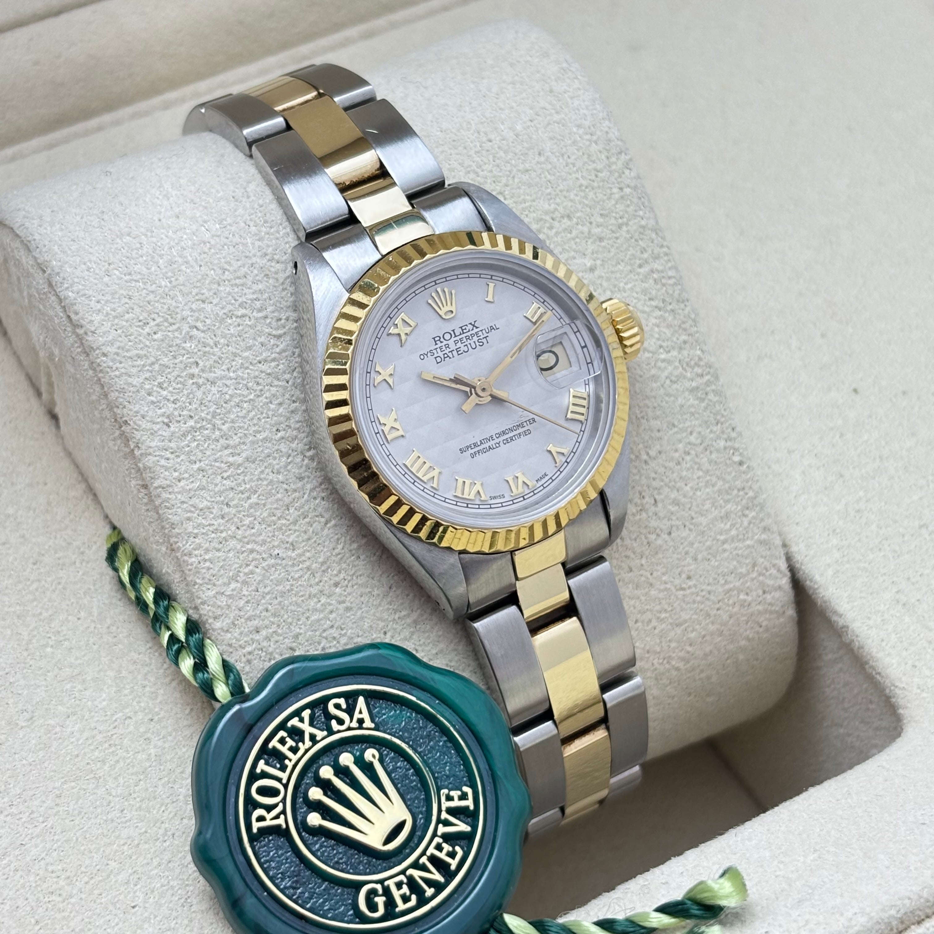26MM LADIES ROLEX DATEJUST 18KT TWO-TONE