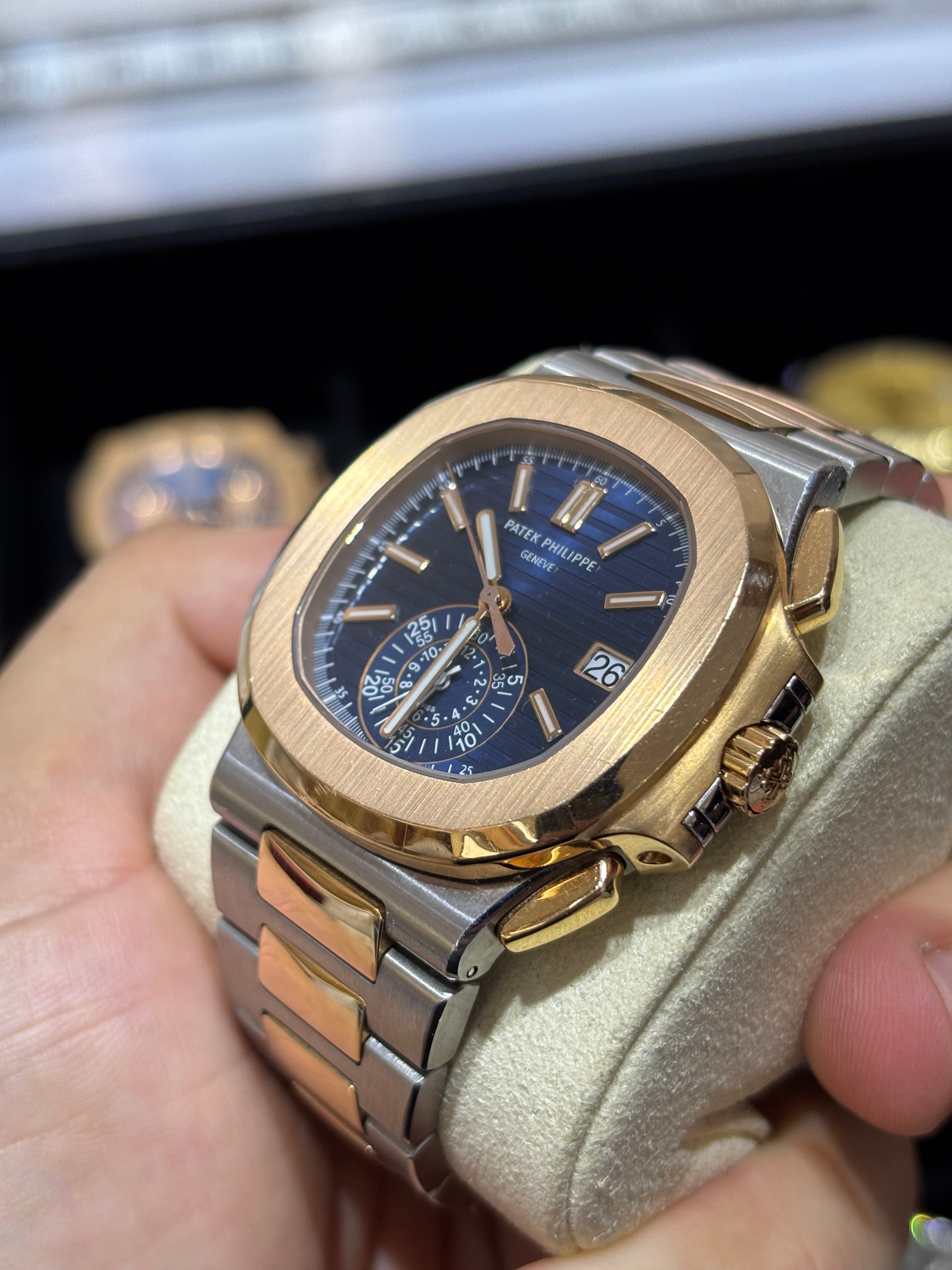 PATEK PHILIPPE 5980/1AR-001 | STEEL & 18KT ROSE GOLD | ORIGINAL MOVEMENT