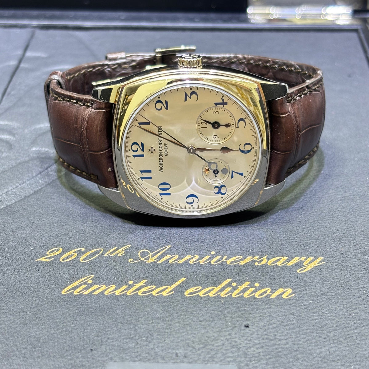 41MM VACHERON CONSTANTIN HARMONY DUAL TIME WATCH