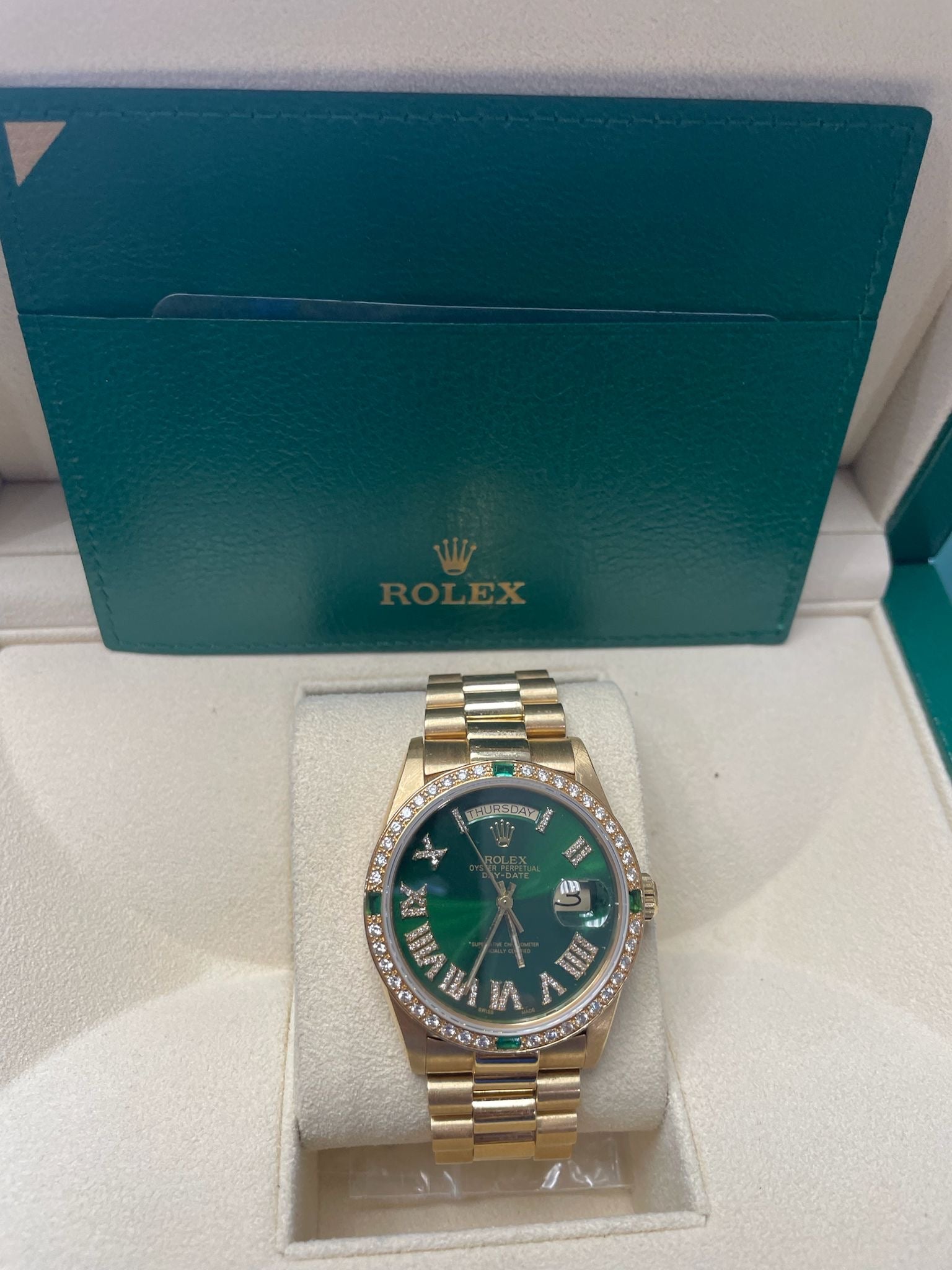 Rolex presidential REF.18038 18kt yellow gold 36mm