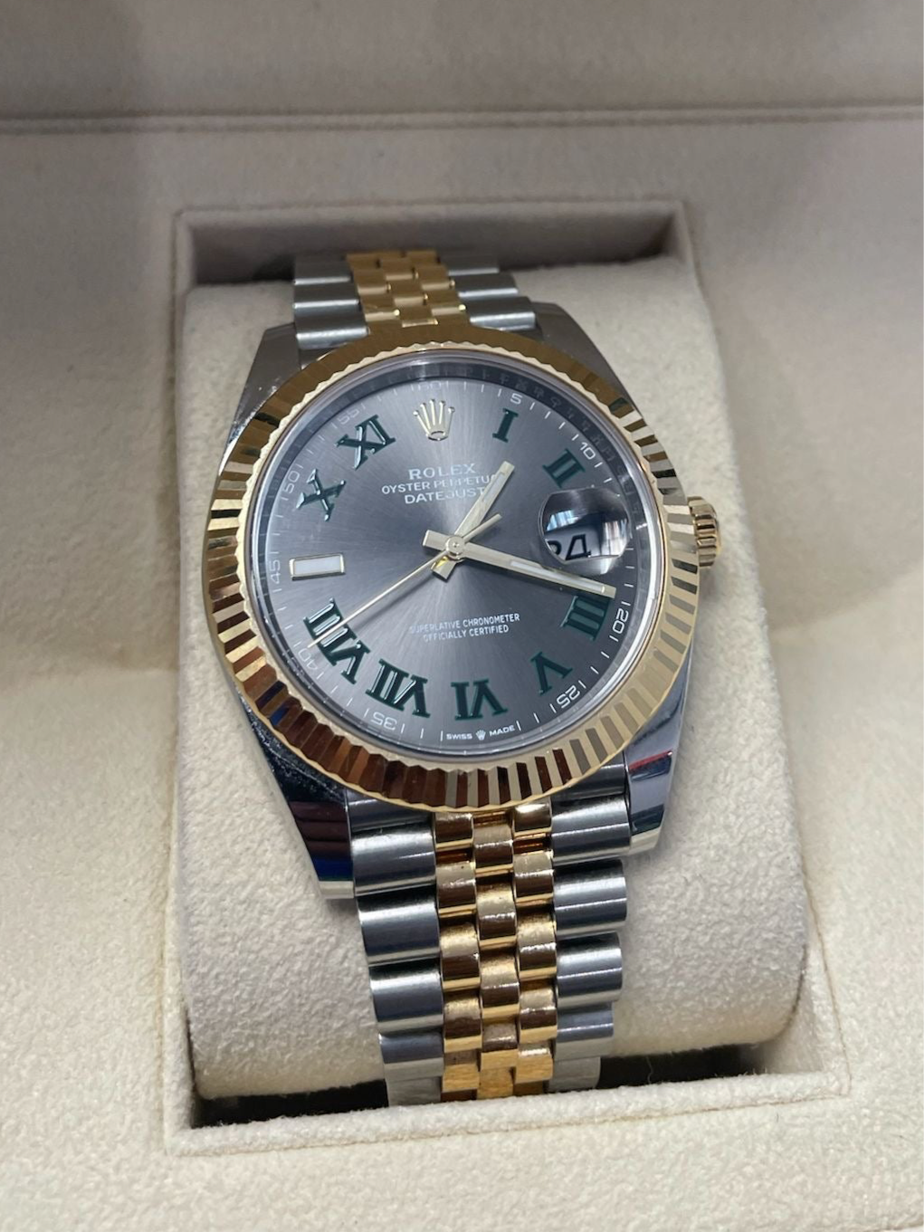ROLEX 126333 “WIMBLEDON” 41MM TWO-TONE JUBILEE