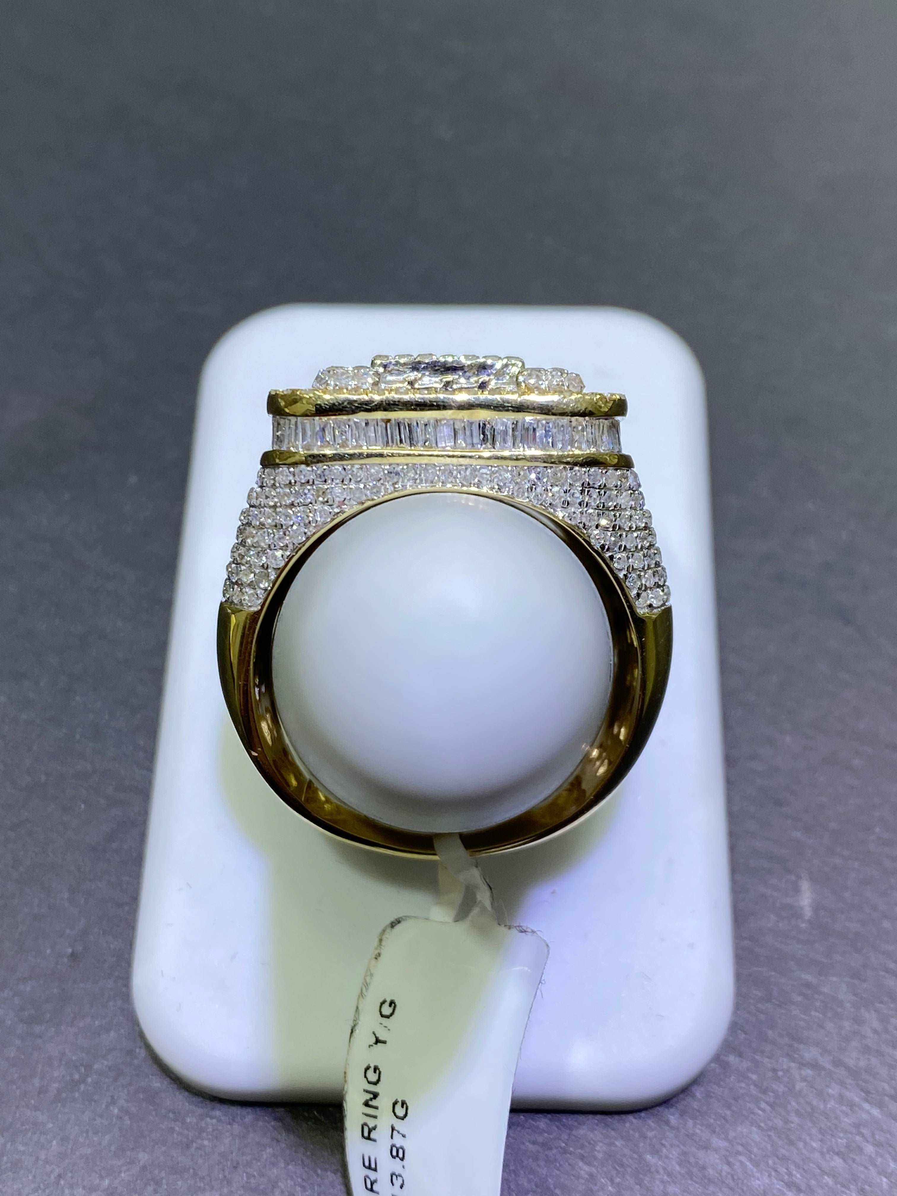 Bust Down Baguette Hip Hop Ring