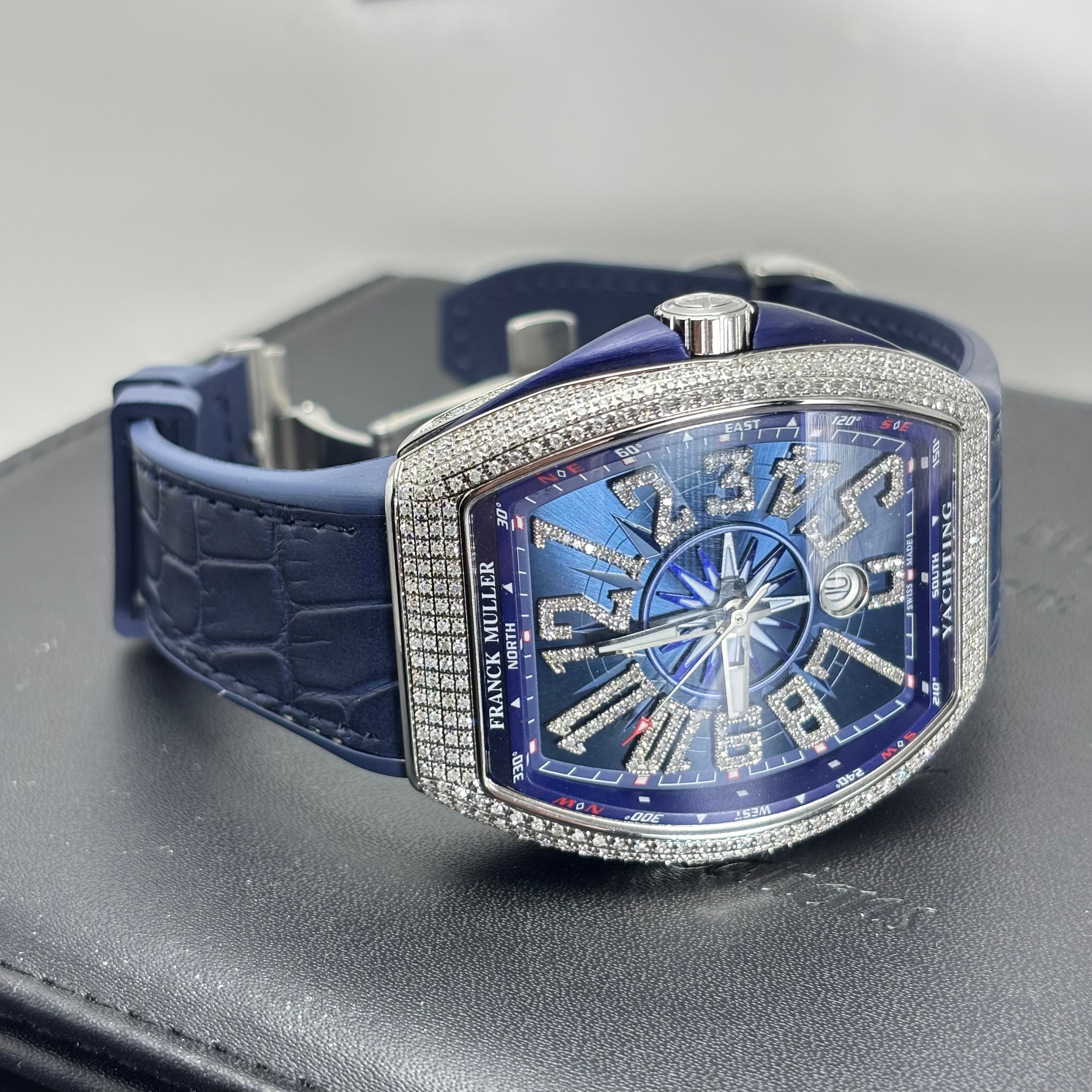 Pre-Owned 44MM Frank Muller Vanguard Yachting (V45-SC-DT) 2014