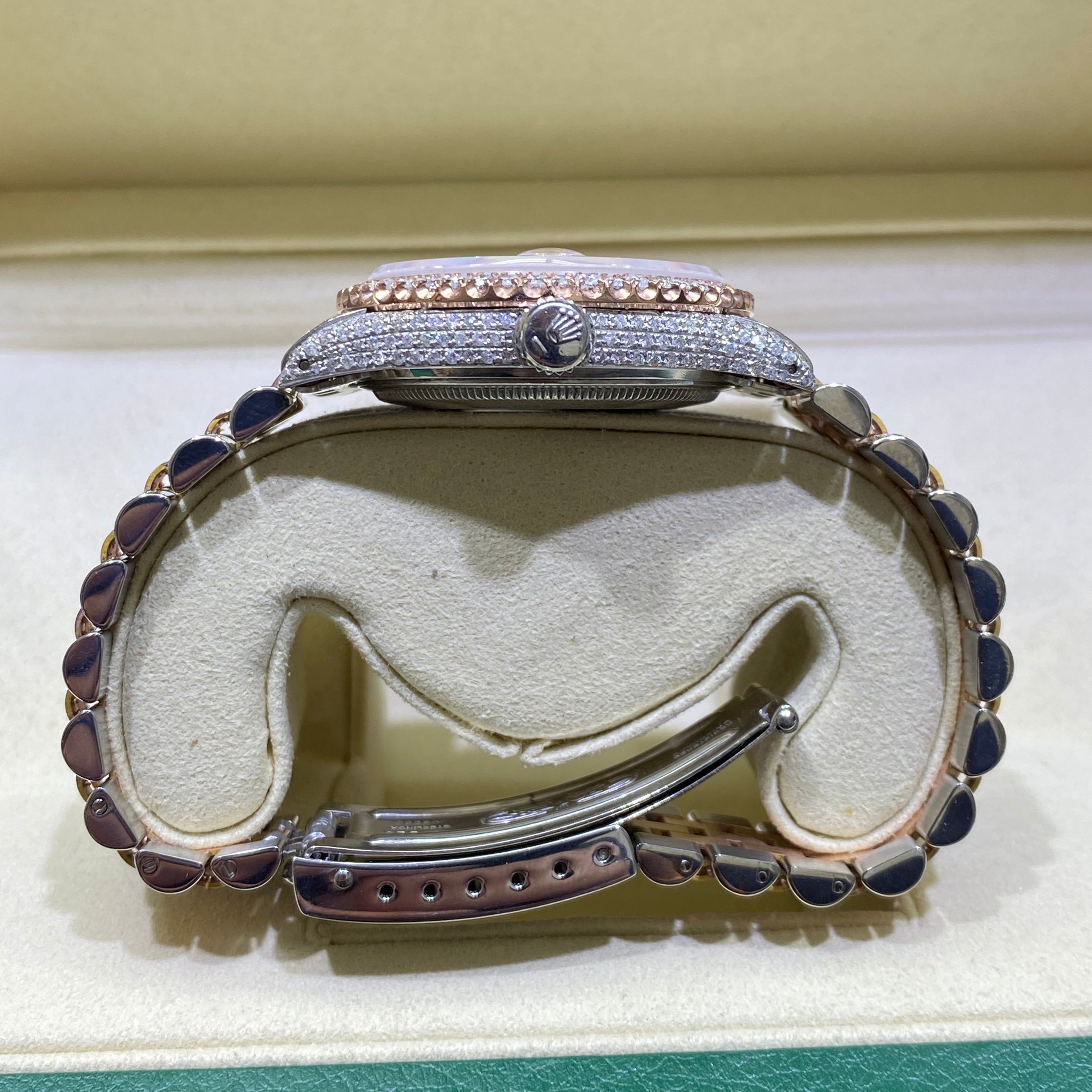rolex bust down watch