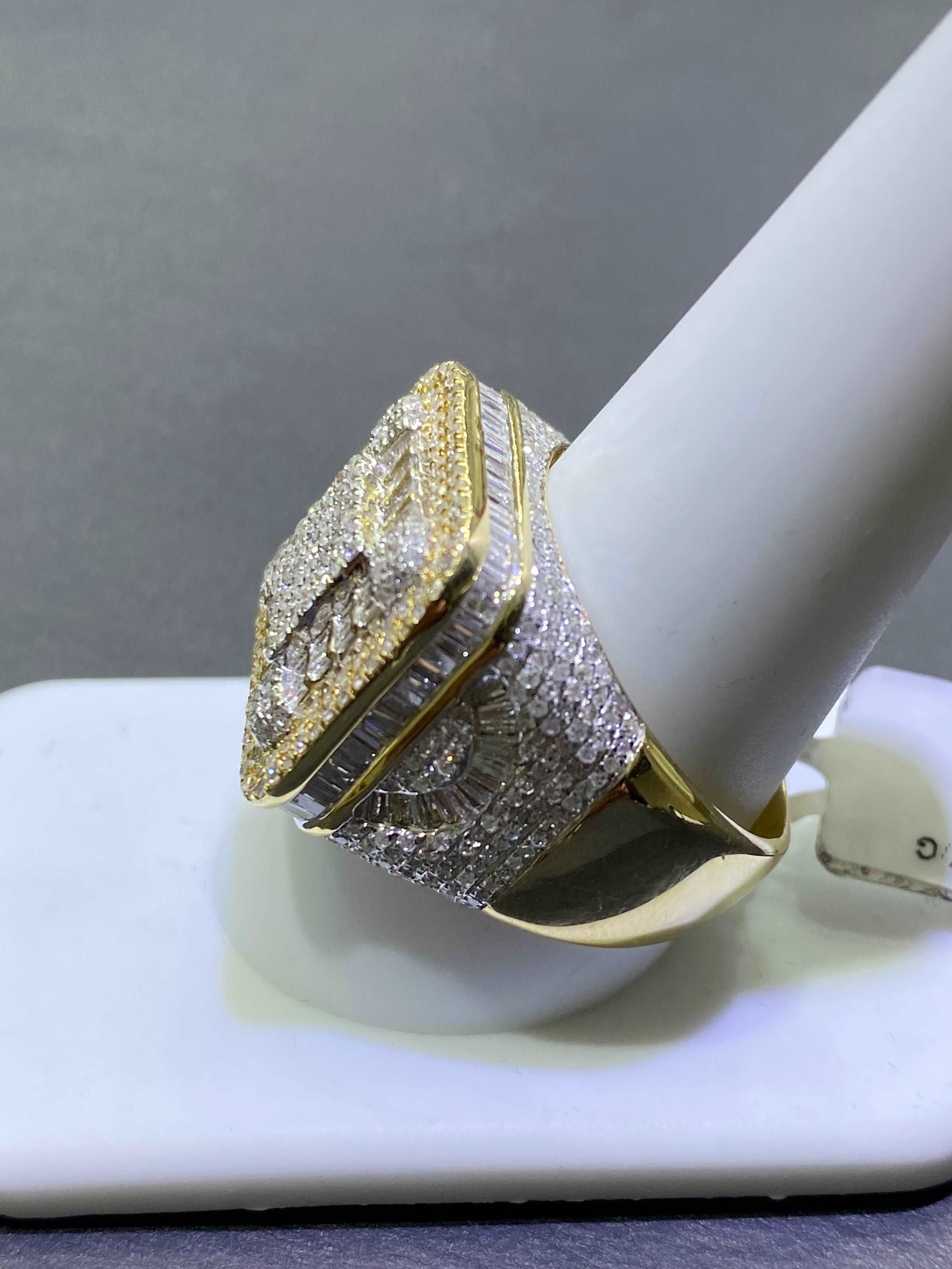 Bust Down Baguette Hip Hop Ring