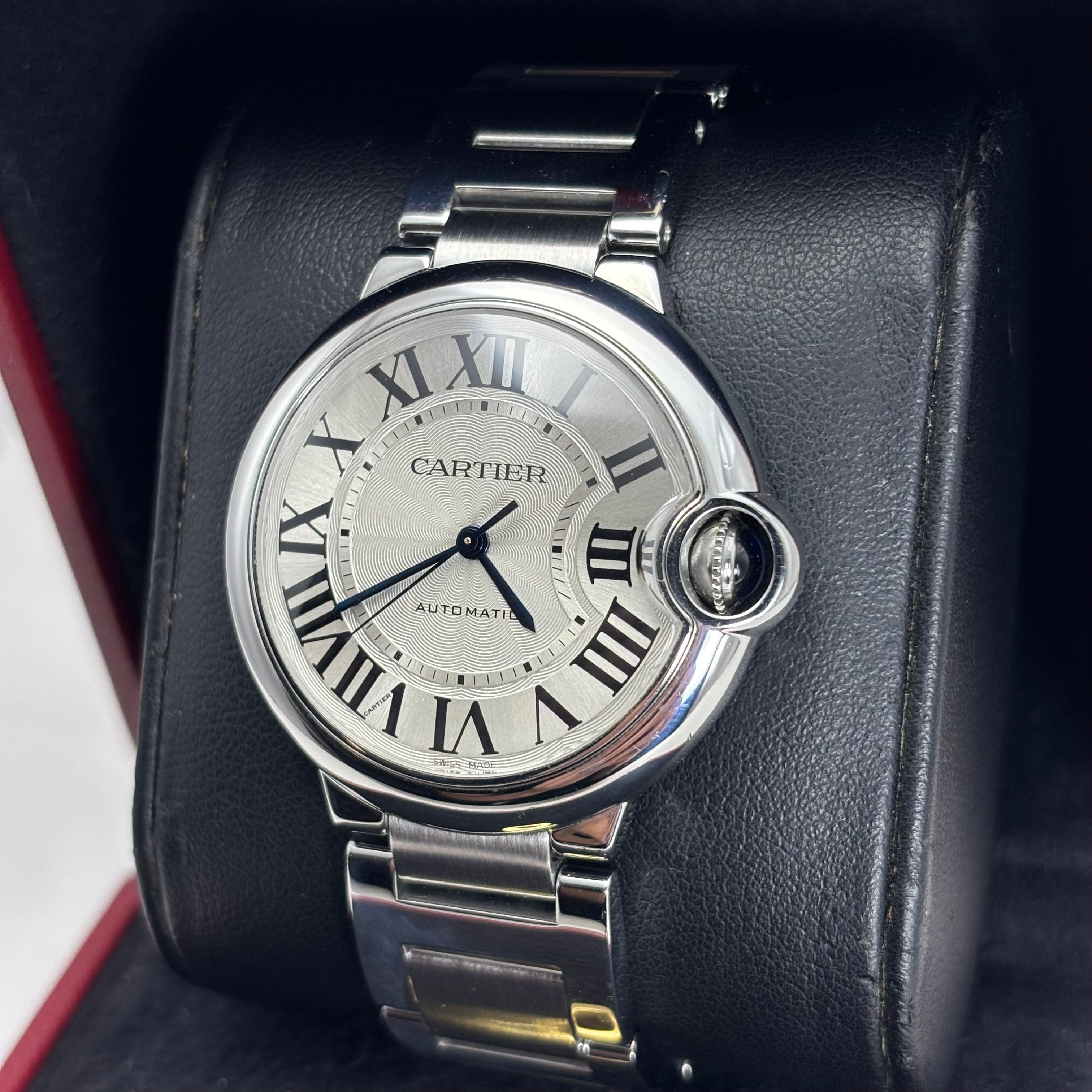 36mm Cartier Ballon Bleu Box,and card