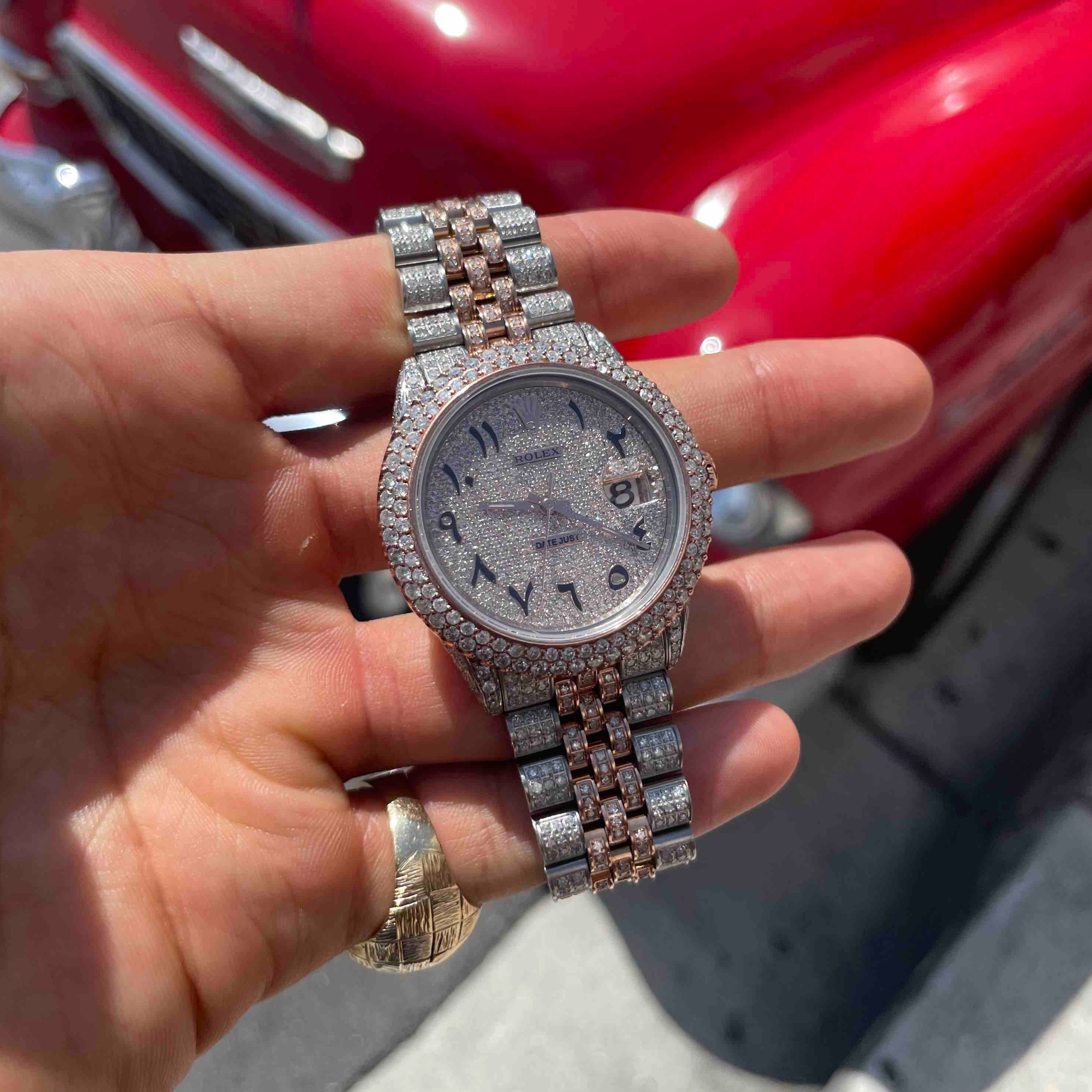 36mm Iced Out Rolex