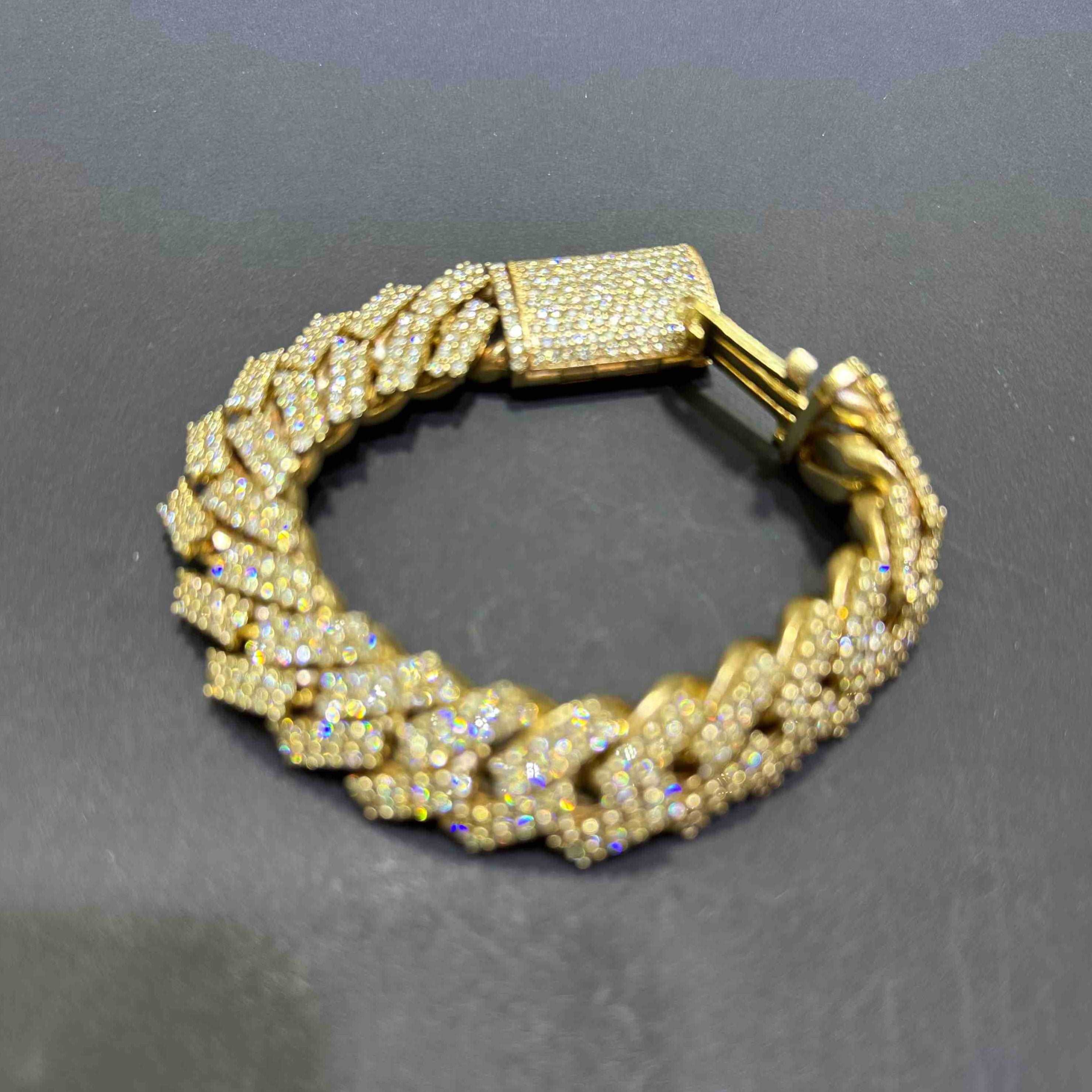Bust Down Cuban Link Bracelet
