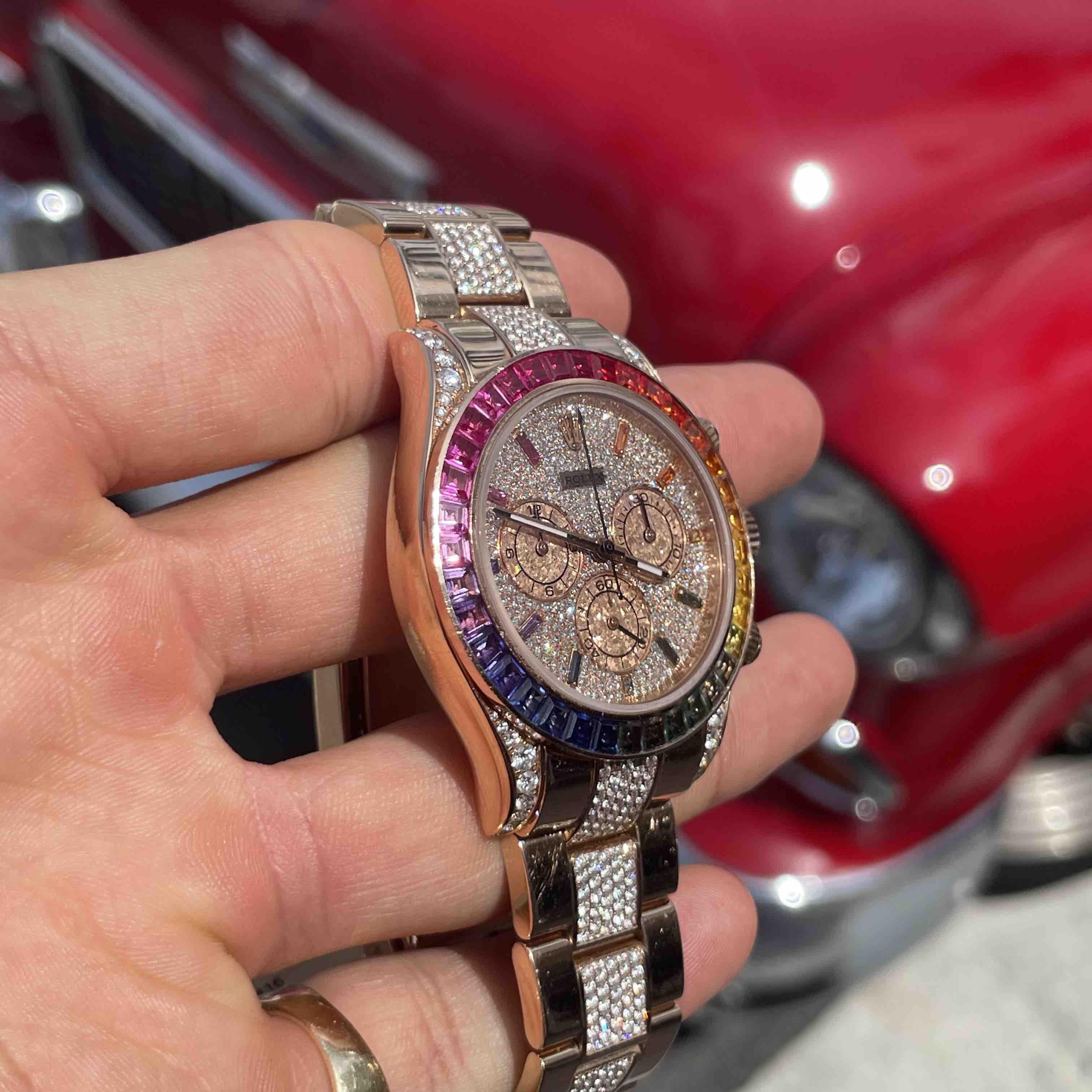 Iced Bust Down Chronograph Daytona