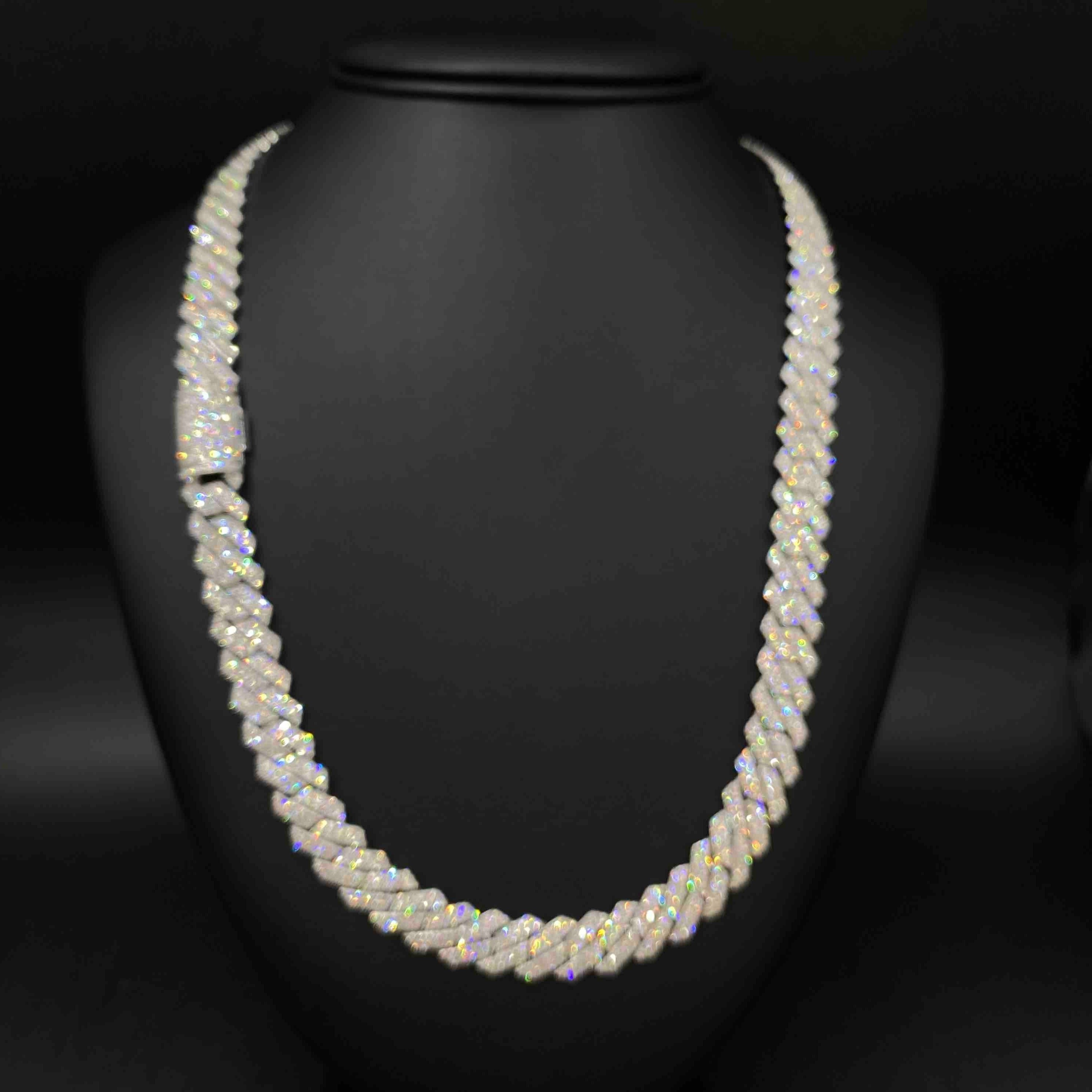 10k VVS-1 Bust Down Cuban Link | REAL CVD | 30 cts