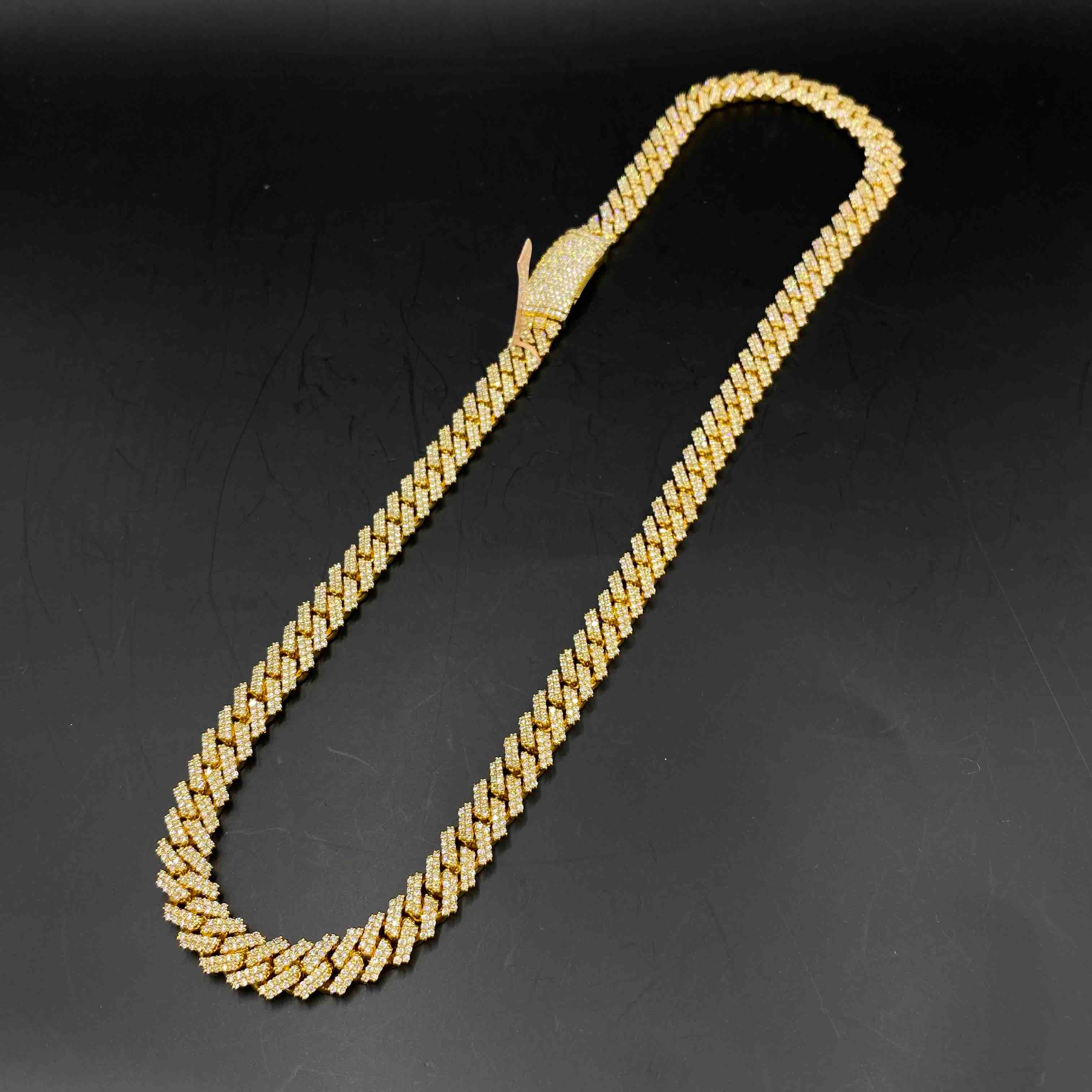 10k VVS-1 Bust Down Cuban Link | REAL CVD | 20 cts | 10MM