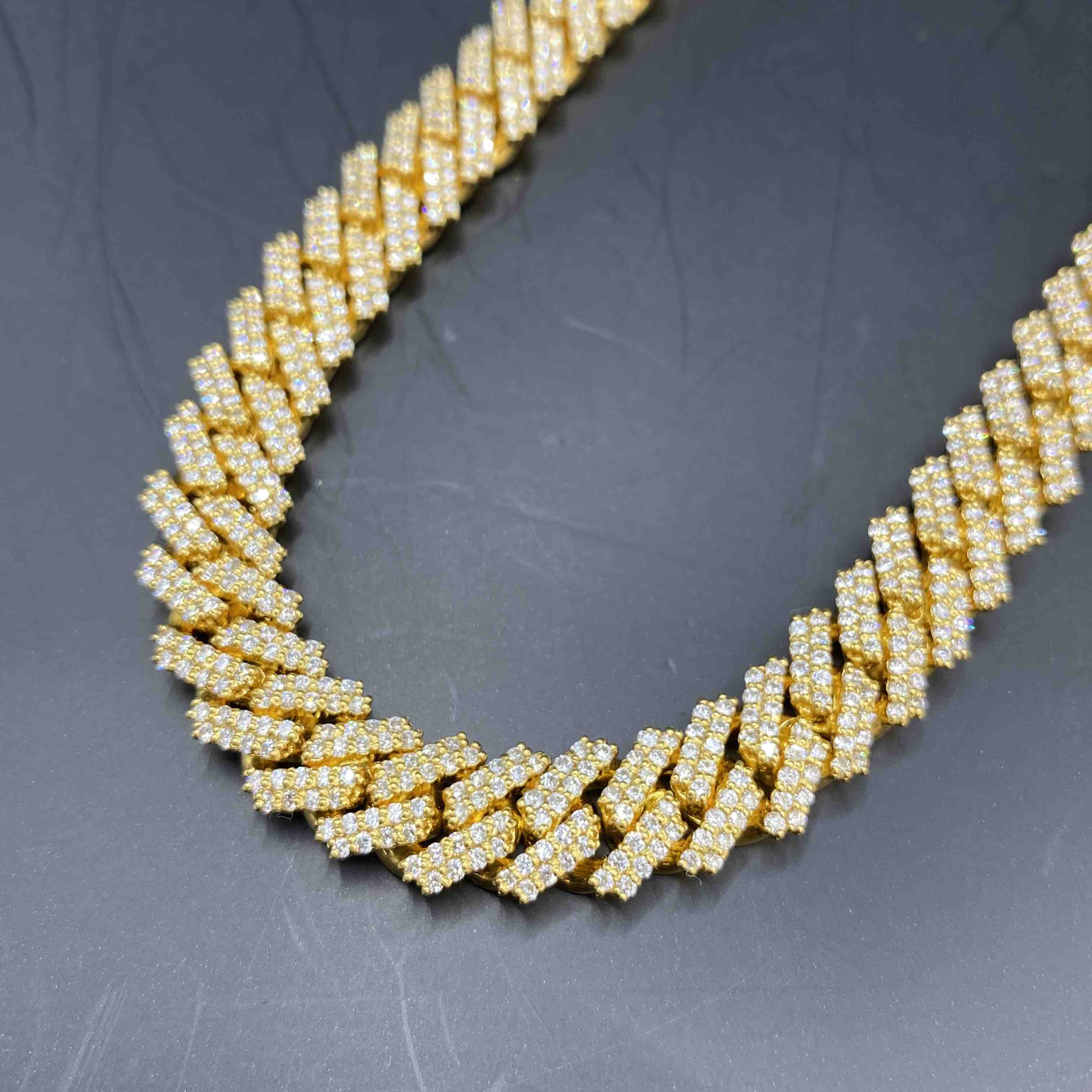 10k VVS-1 Bust Down Cuban Link | REAL CVD | 20 cts | 10MM