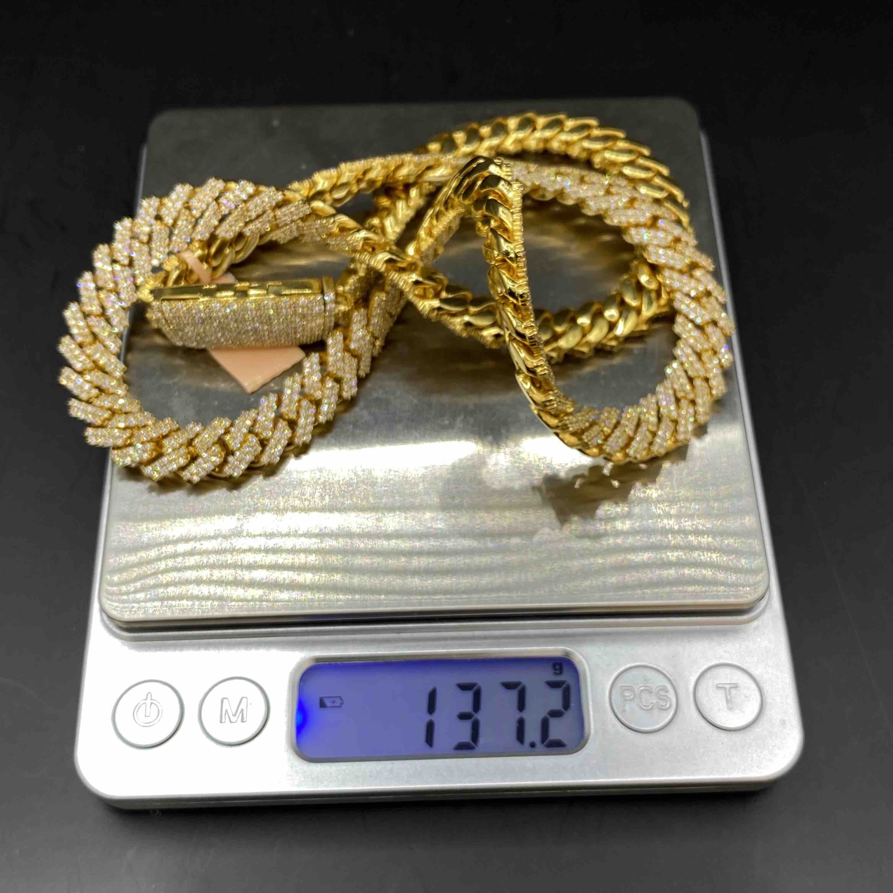 10k VVS-1 Bust Down Cuban Link | REAL CVD | 20 cts | 10MM