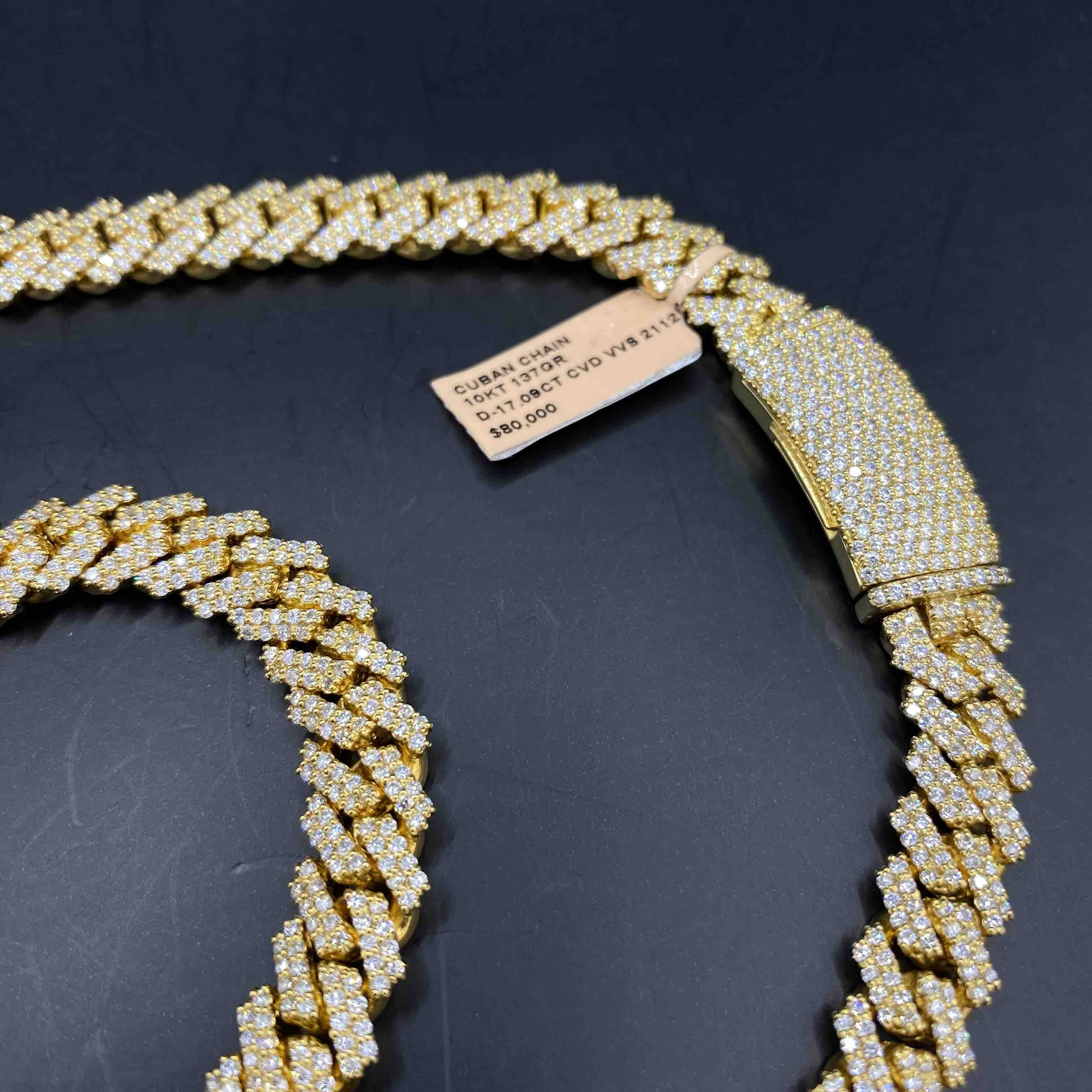 Lab Diamond Cuban Link