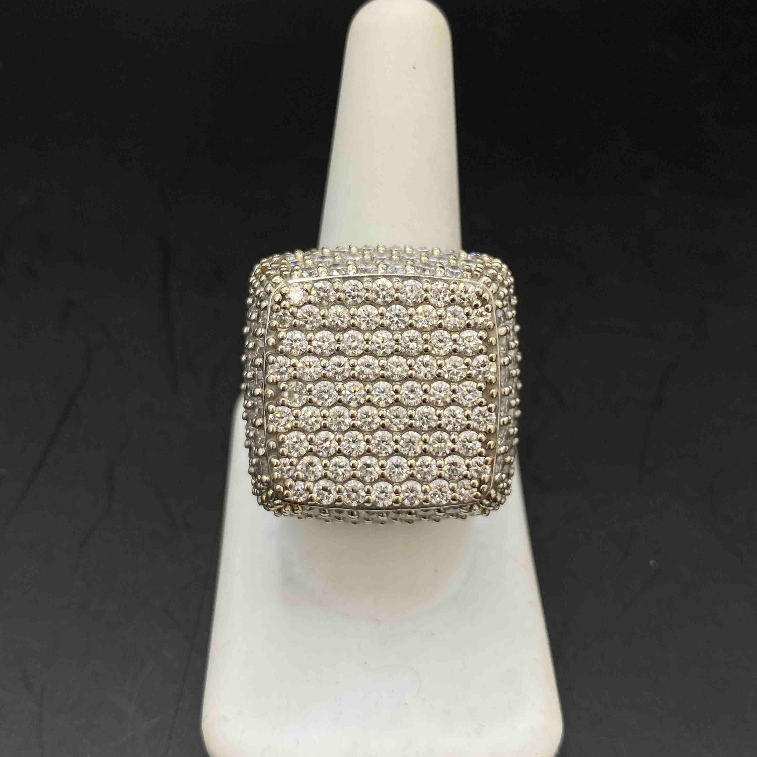 14k VVS Iced Out Hip Hop Ring