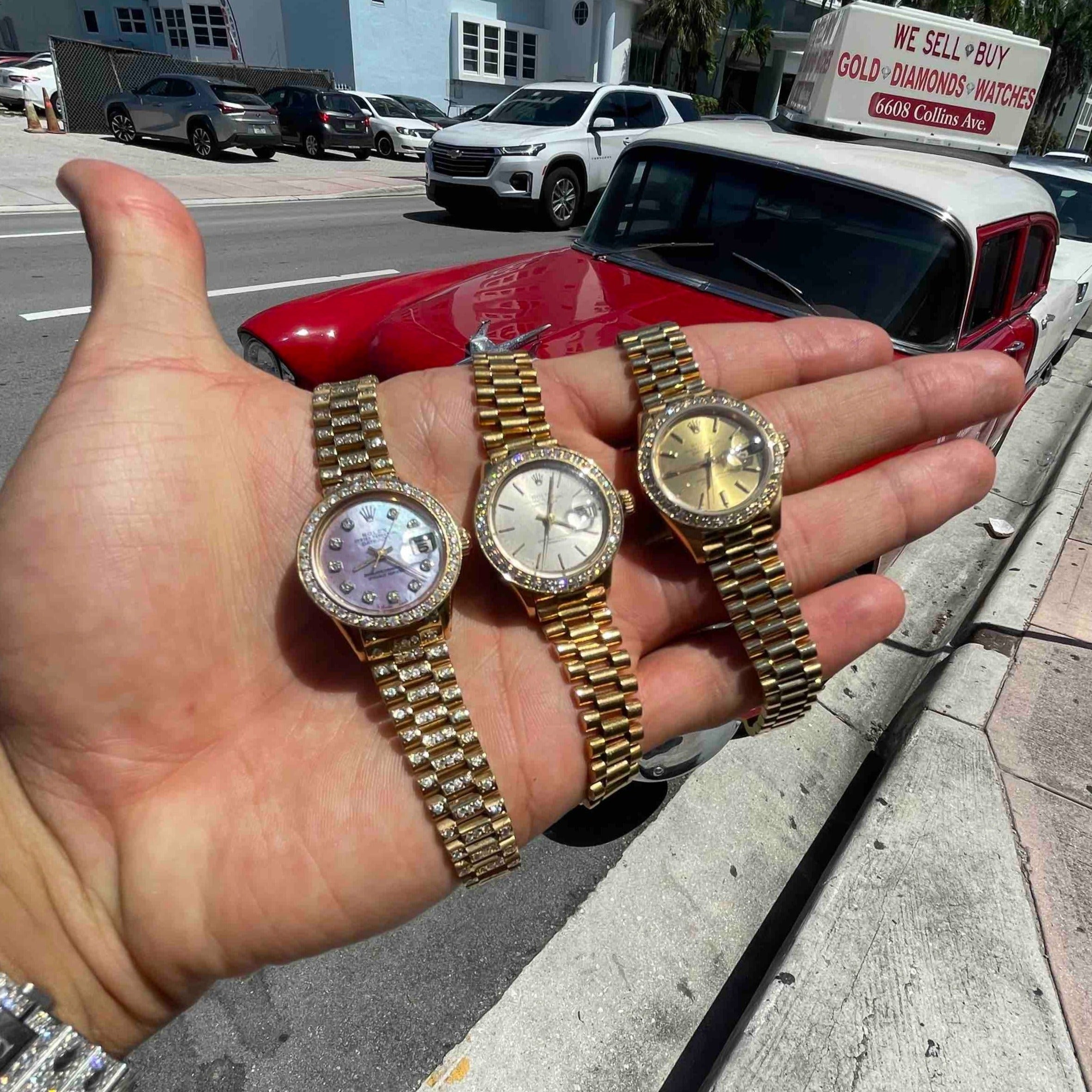 Bust Down Rolex Womens Presidential