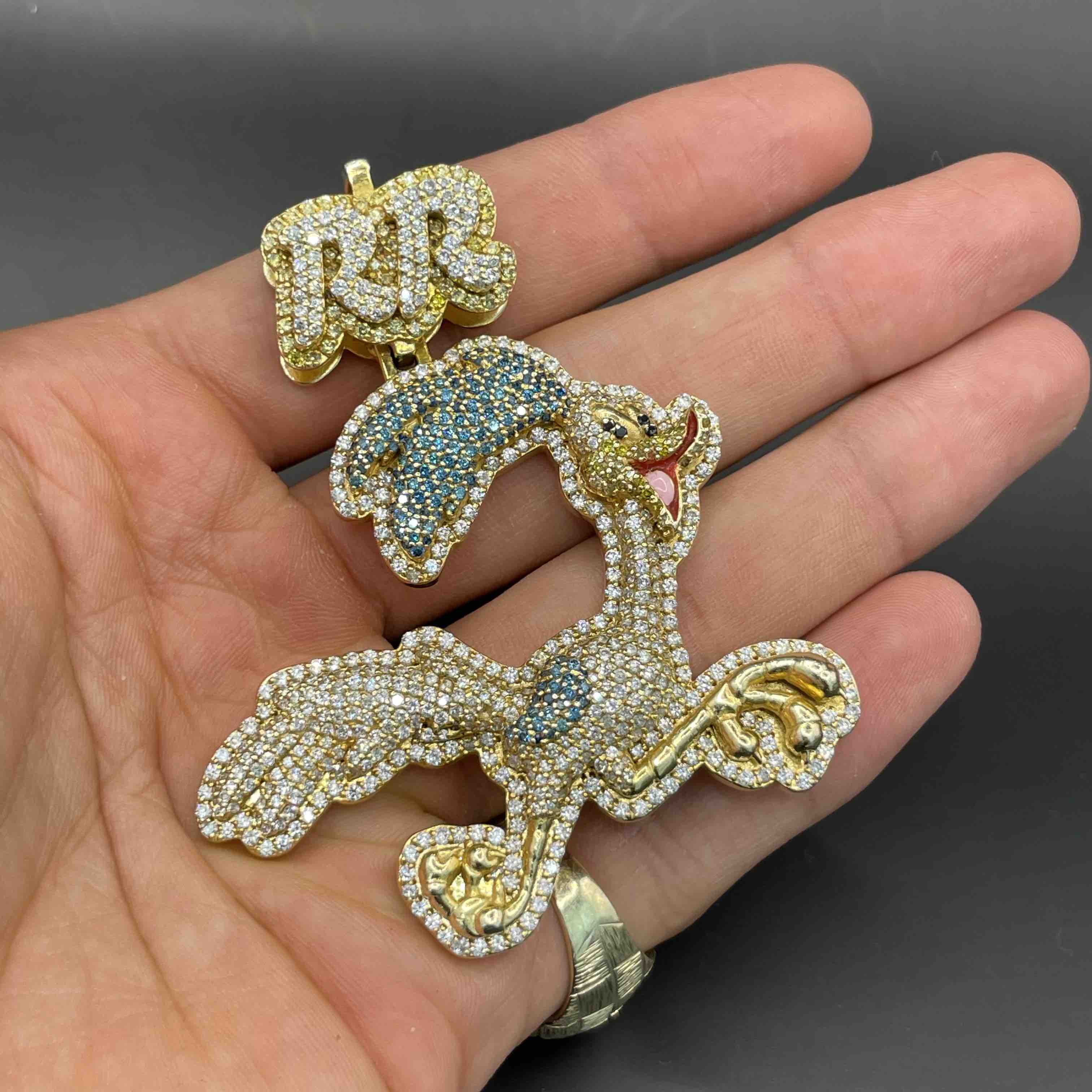 Iced Bust Down Custom Pendant